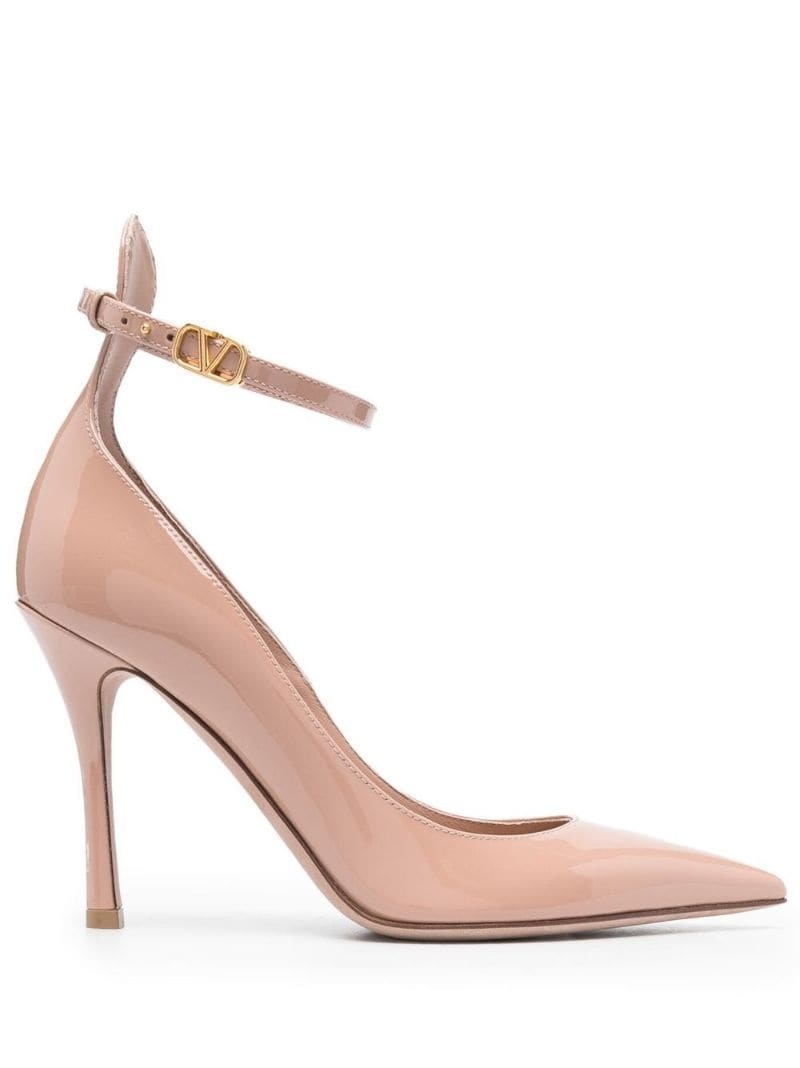 105mm pointed-toe stiletto heels - 1