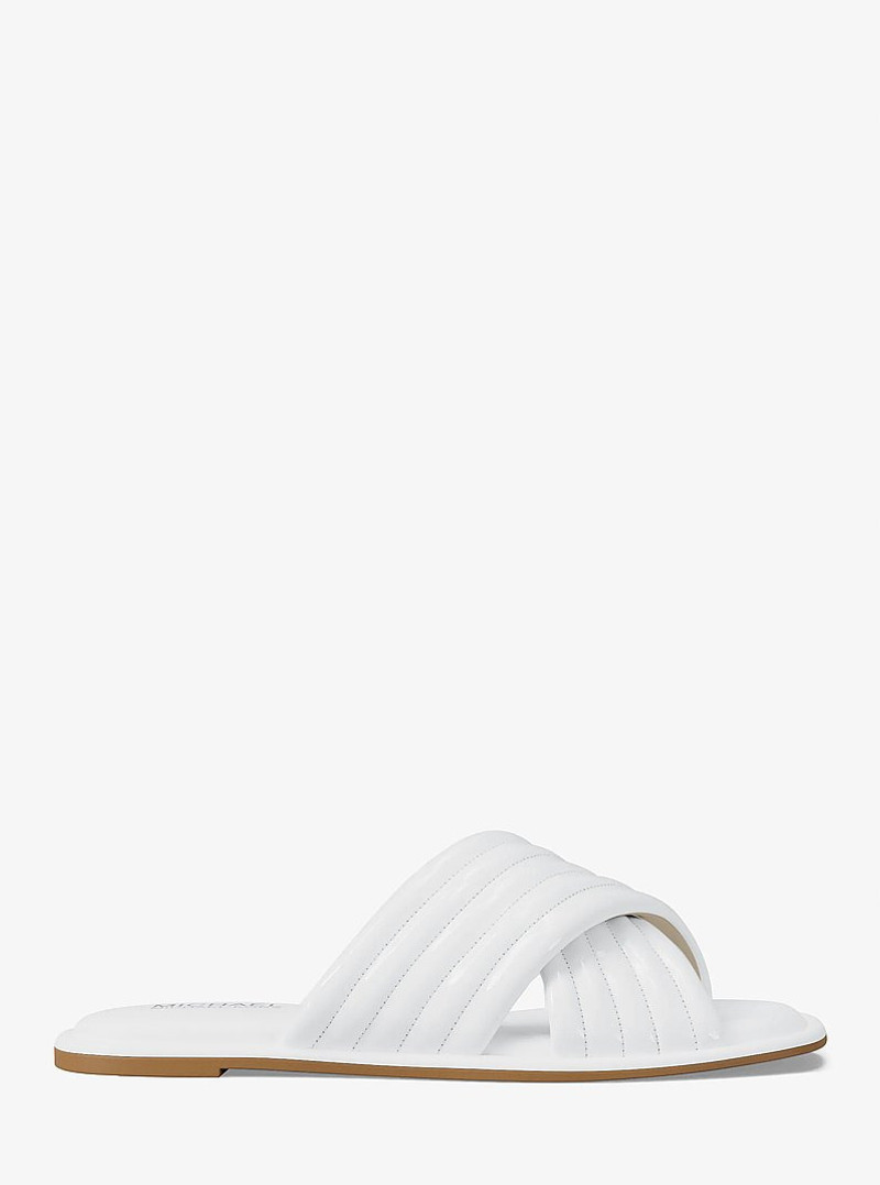 Portia Patent Slide Sandal 1