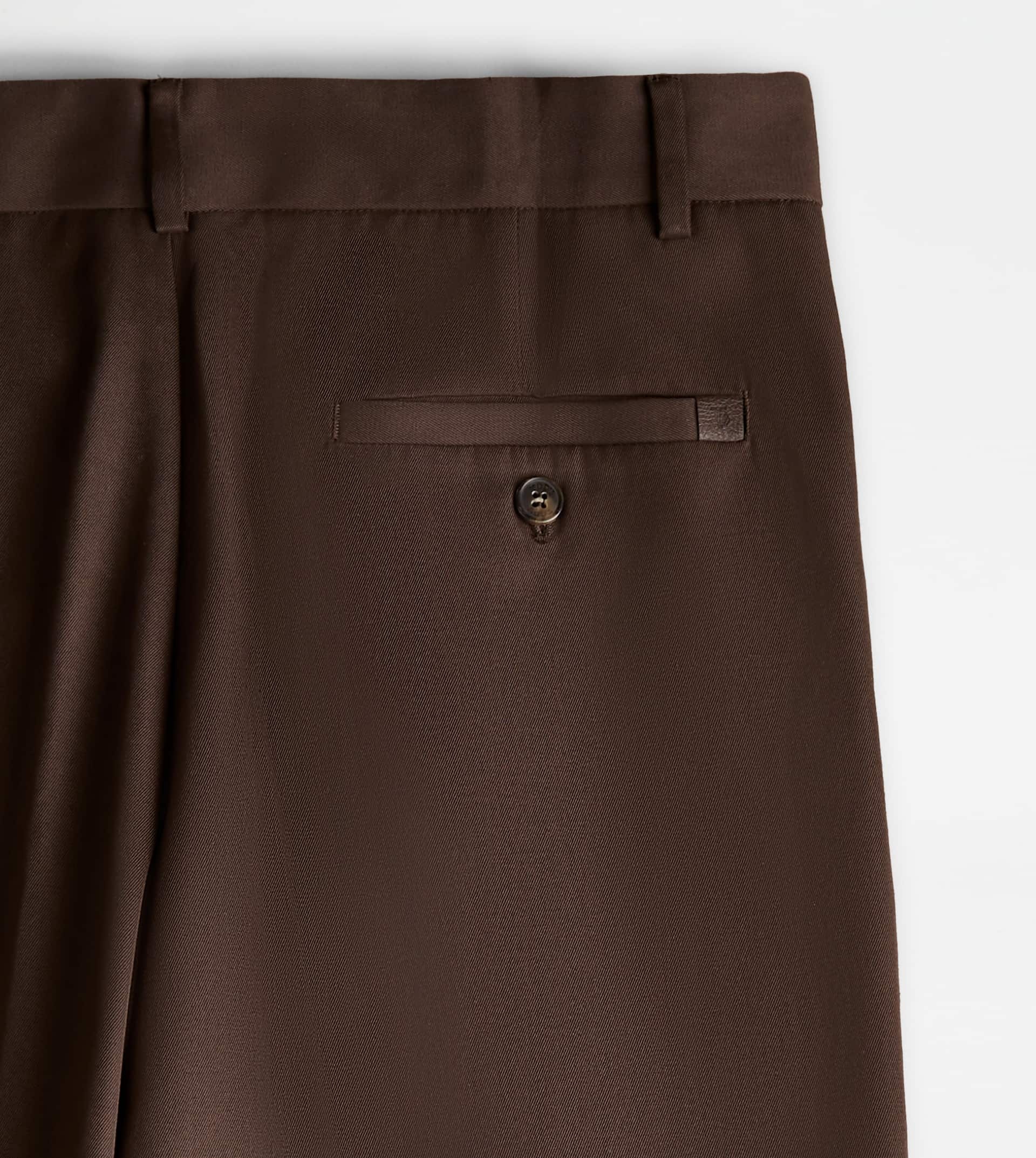 PANTS WITH DARTS - BROWN - 9