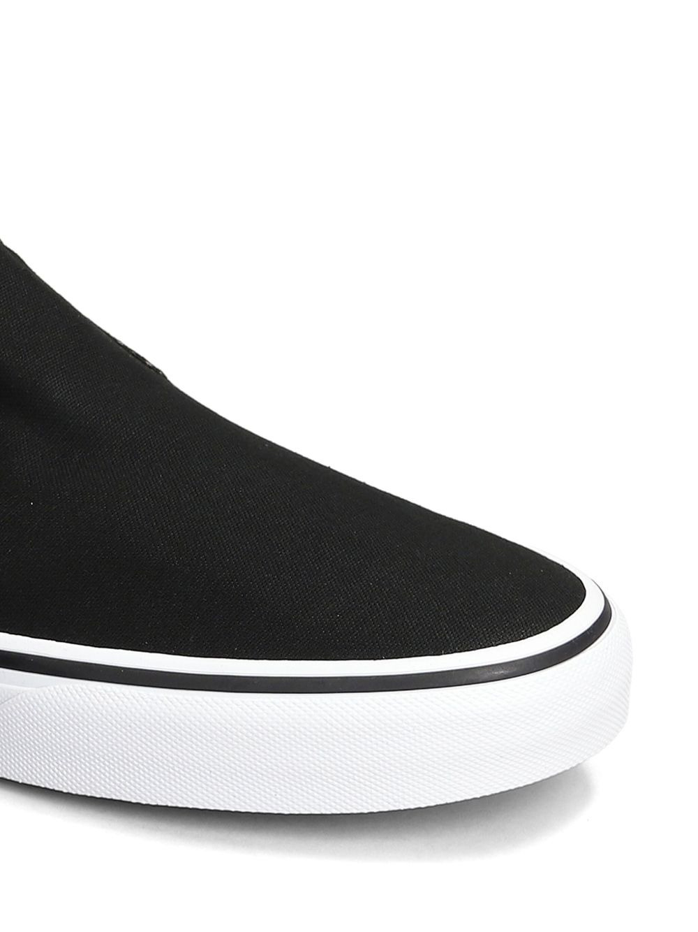 Black Classic Slip On Sneakers - 5