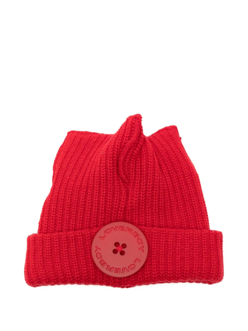 button-detail beanie - 1