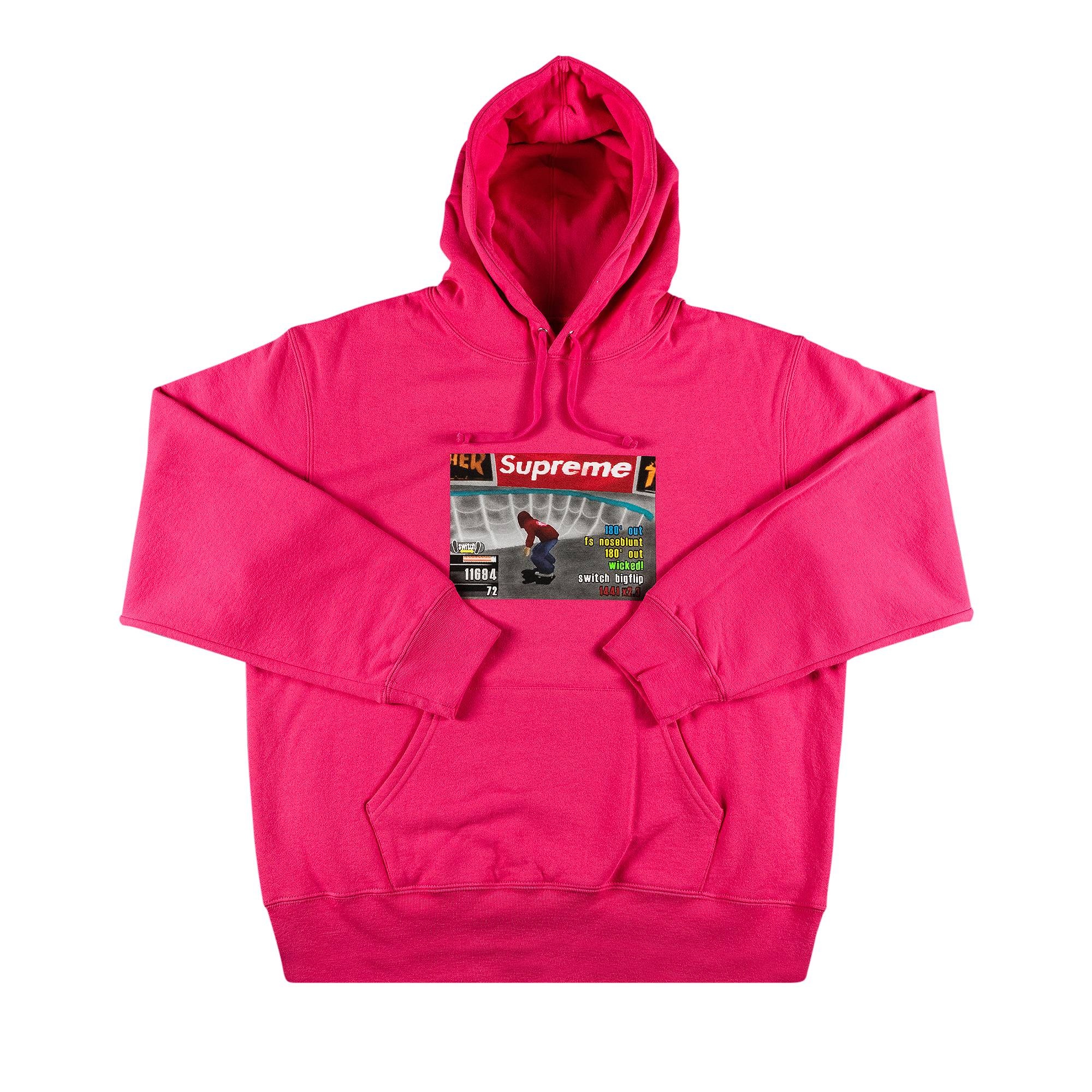 Supreme x Thrasher Hooded Sweatshirt 'Magenta' - 1