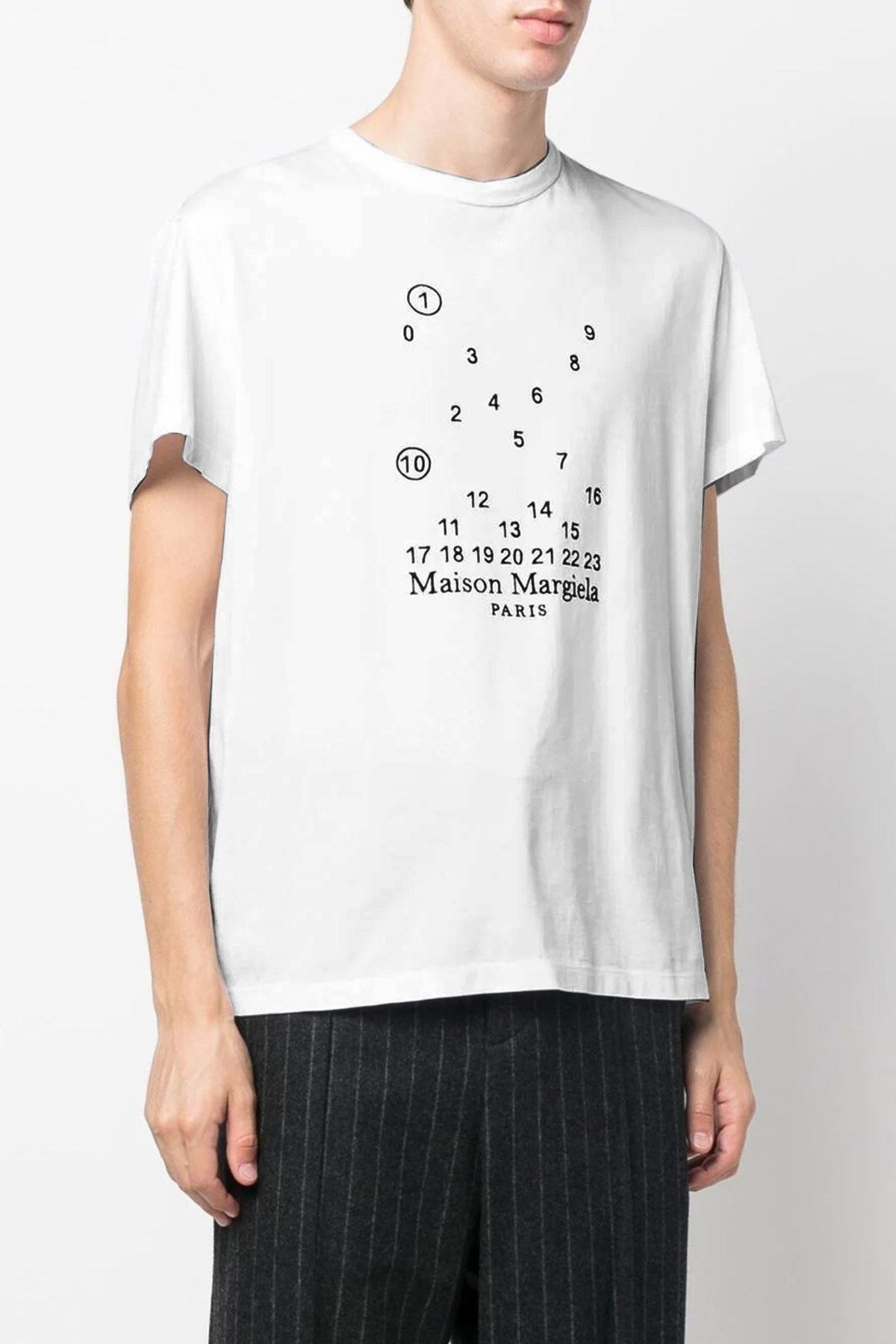 Maison Margiela Men Logo Embroidery T-Shirt - 2