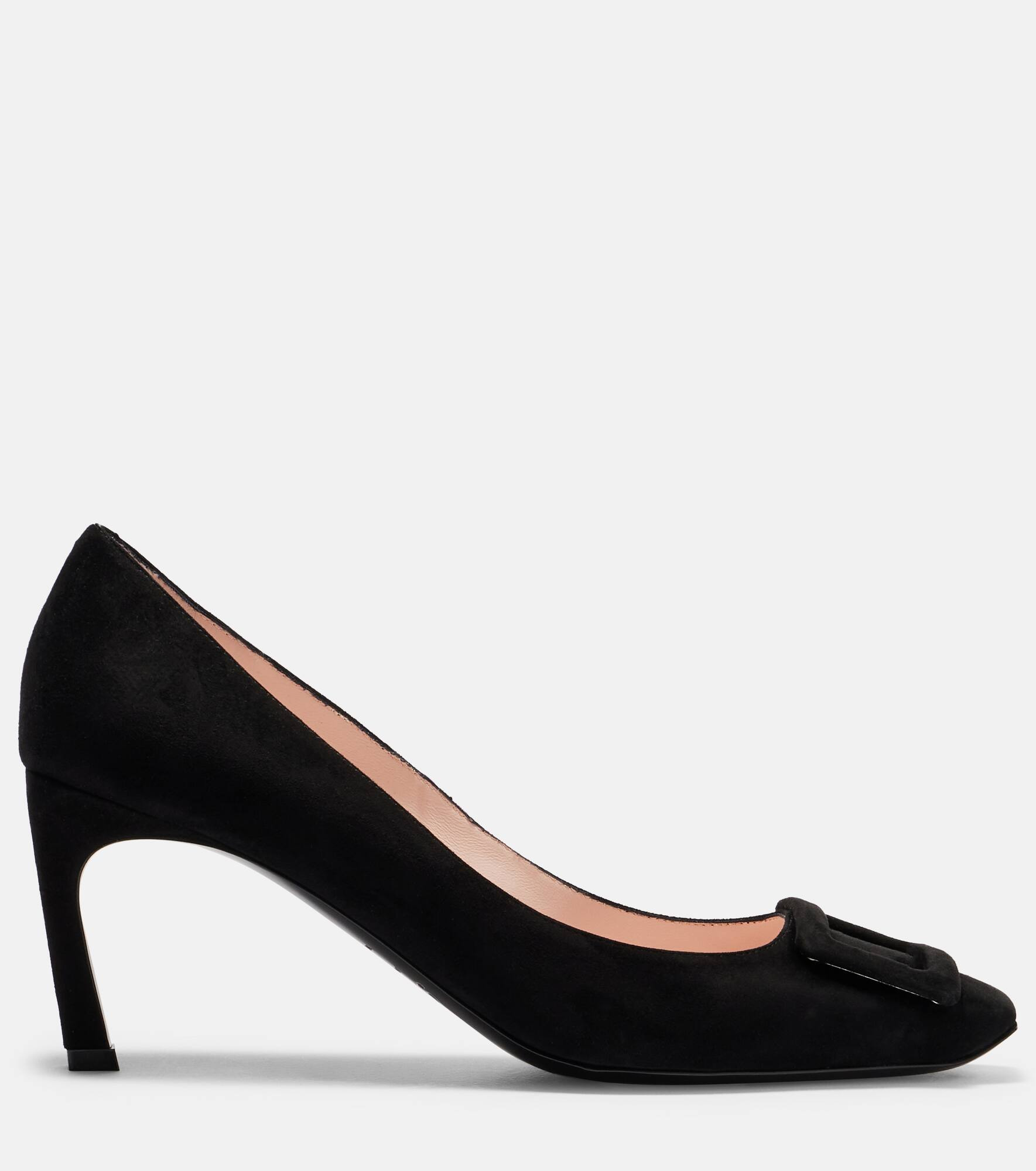 Trompette 70 suede pumps - 4