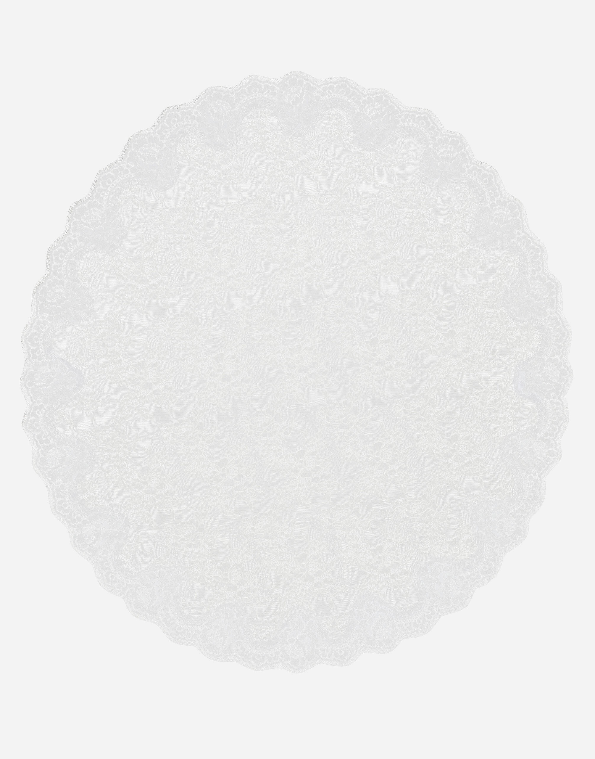 Lace oval veil - 2