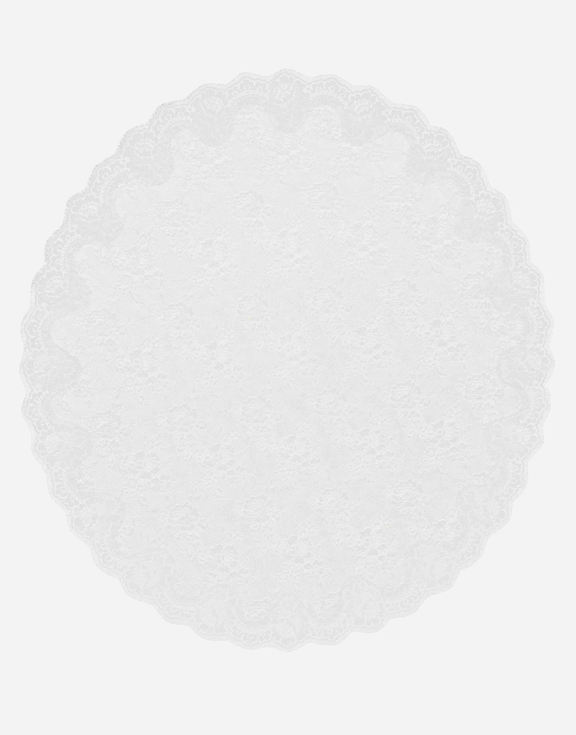 Lace oval veil - 2