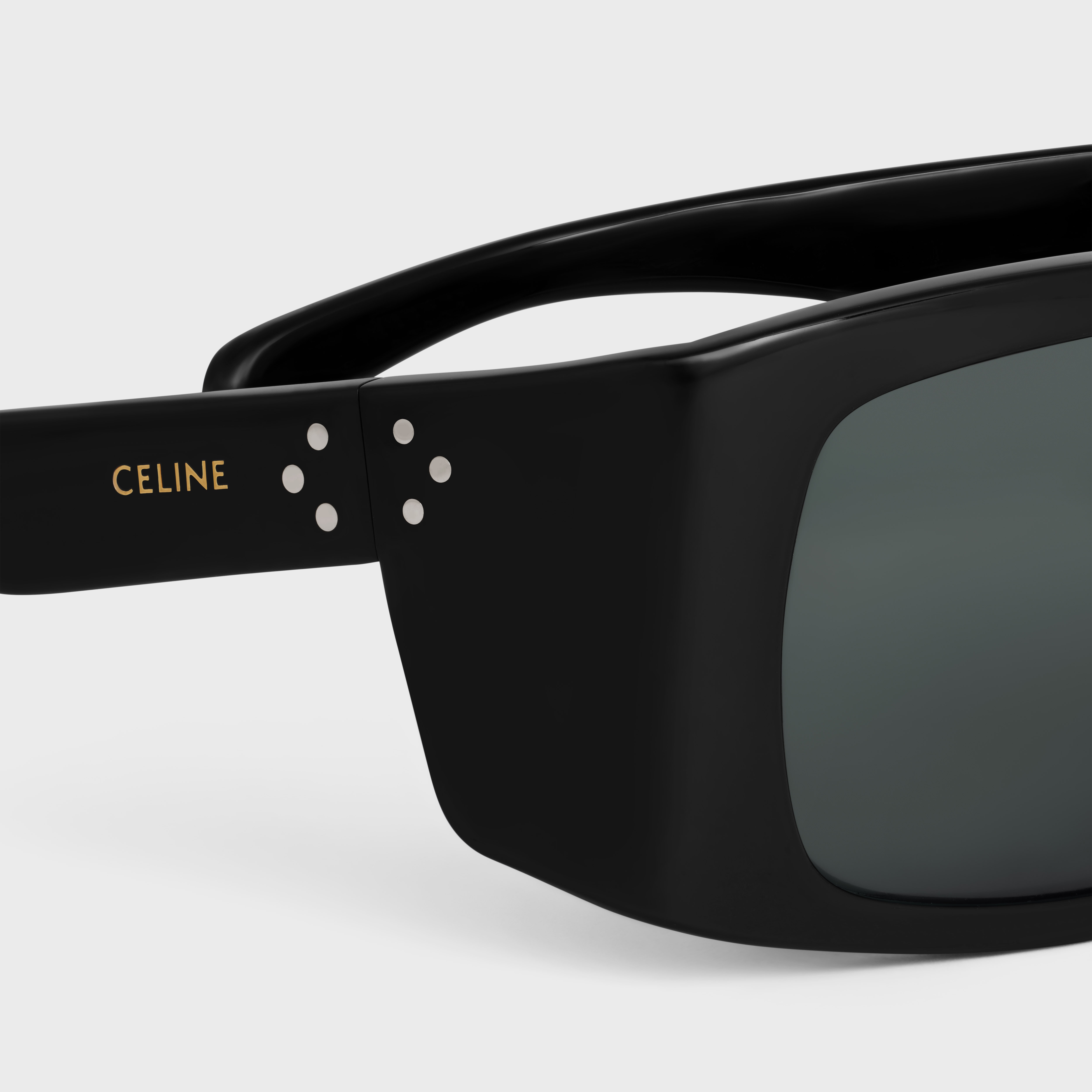 Black Frame 54 Sunglasses in Acetate - 4