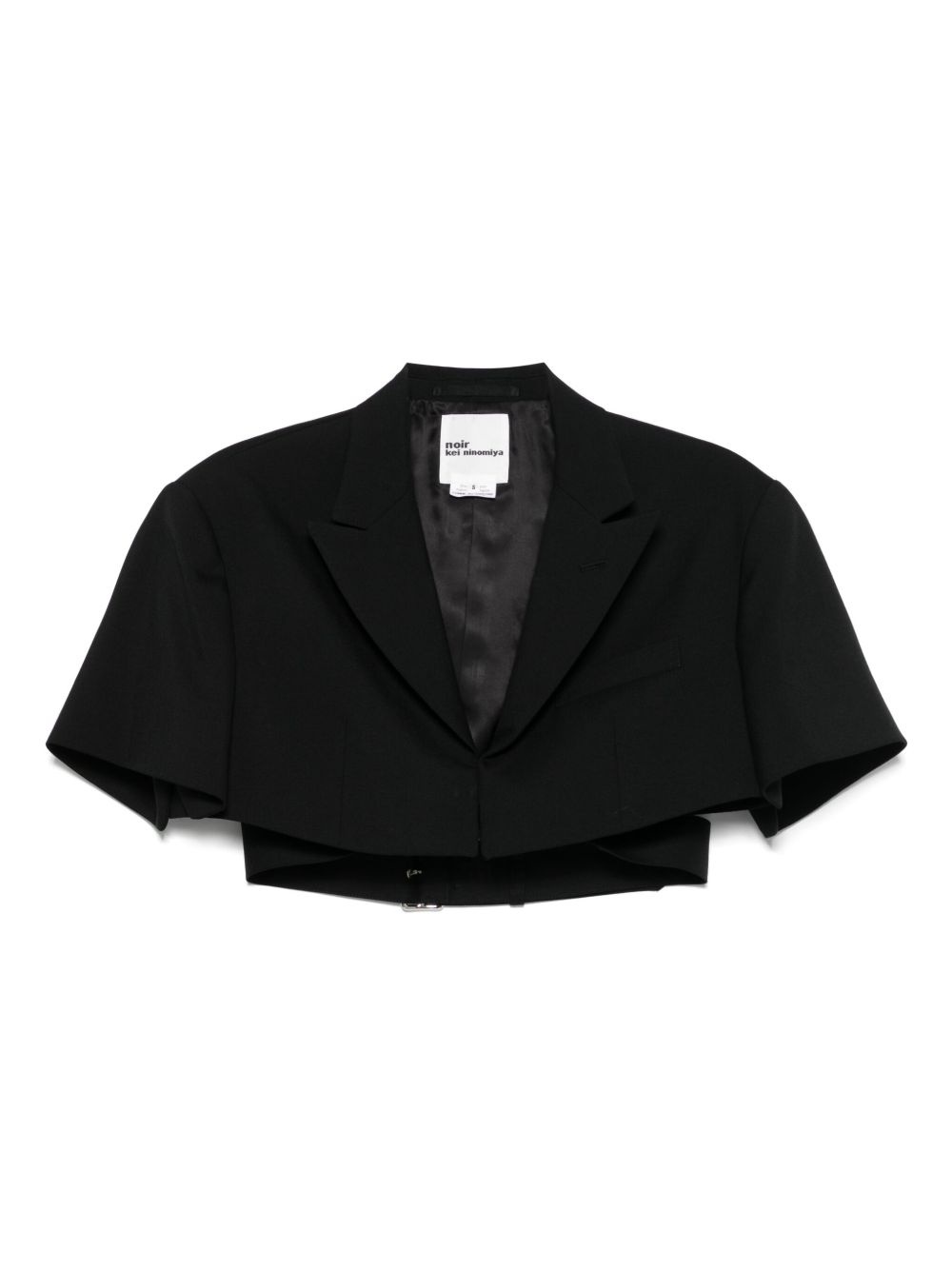 cropped blazer - 1
