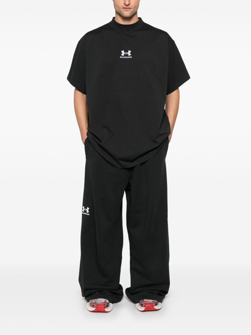 BALENCIAGA x Under Armour® logo-embroidered T-shirt outlook