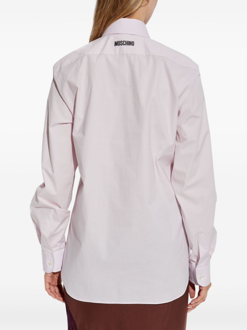 embroidered goose shirt - 4