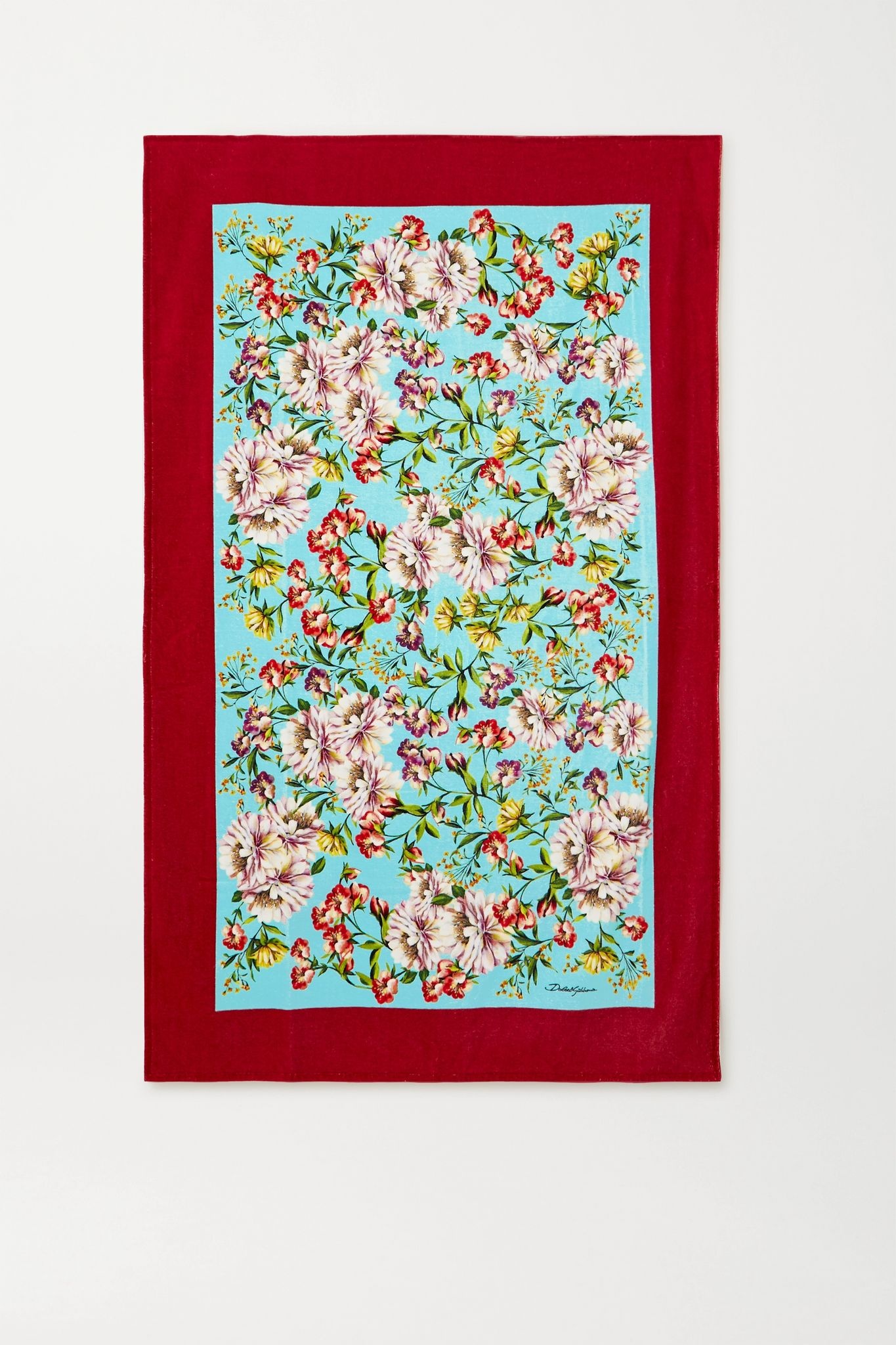 Floral-print cotton-terry beach towel - 2