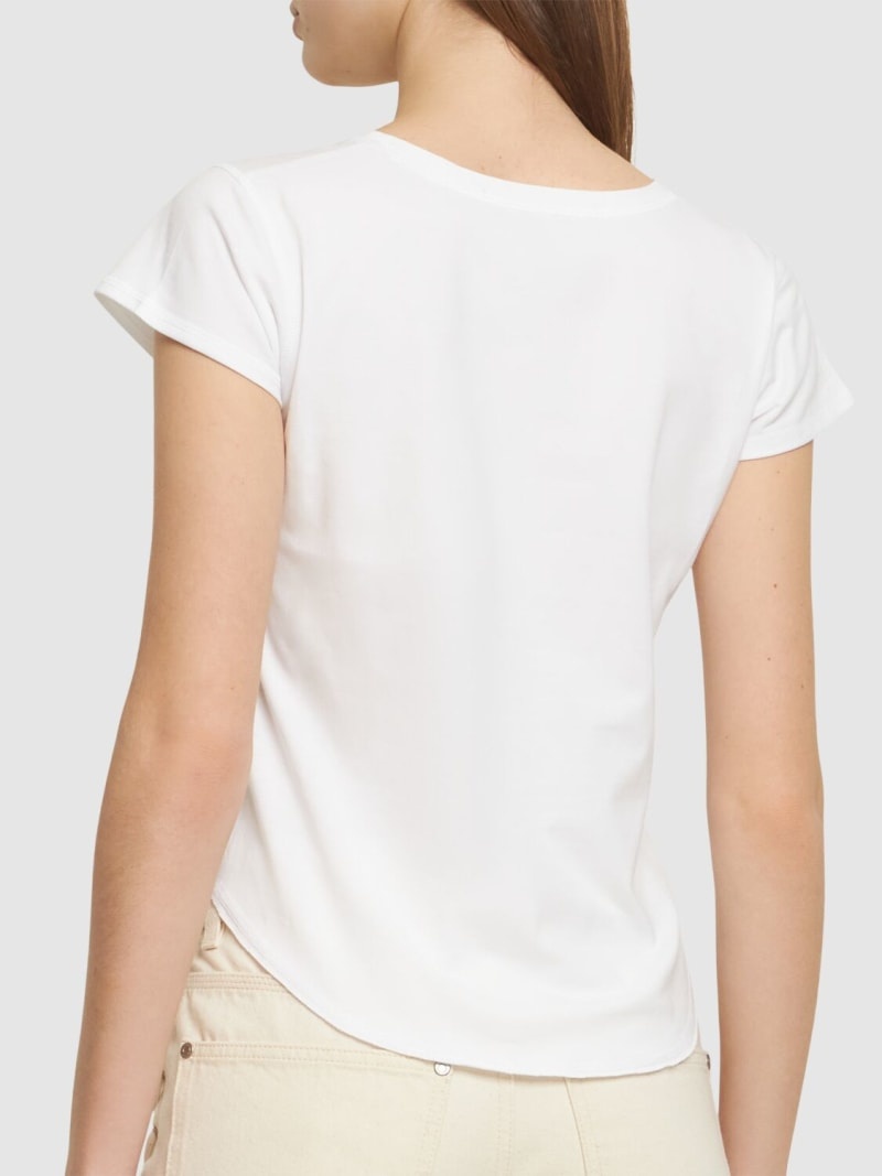 Logo cotton jersey shorts sleeve t-shirt - 3