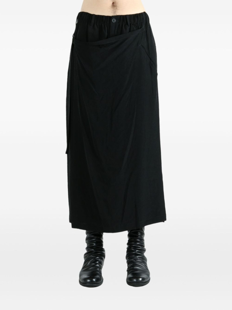 Yohji Yamamoto wrap trousers outlook