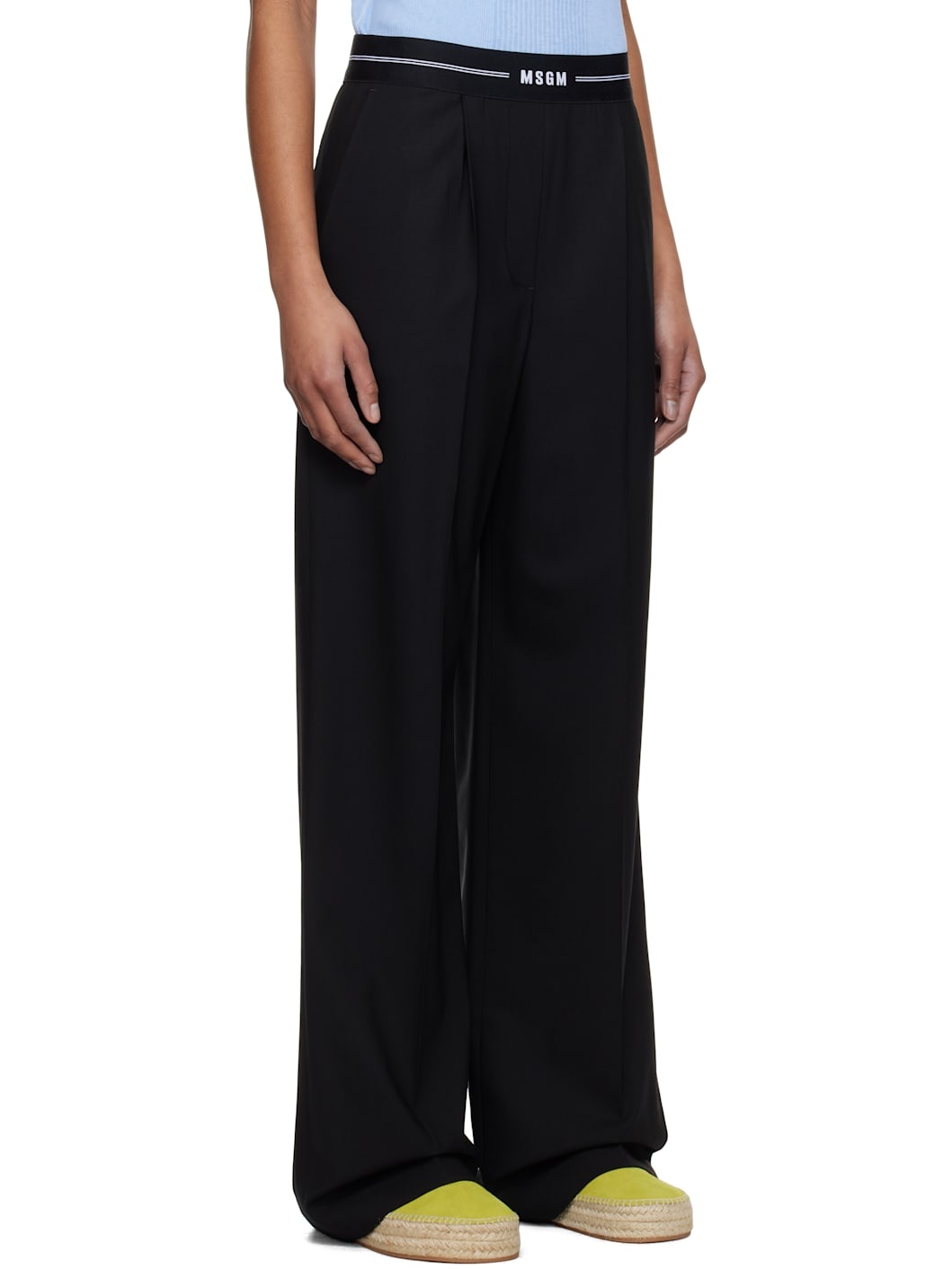 Black Pleated Trousers - 2