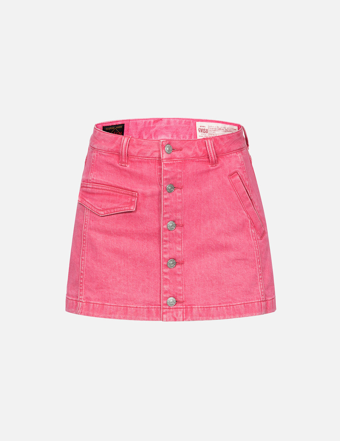 SEAGULL EMBROIDERY WASHED FASHION FIT SKORT - 2