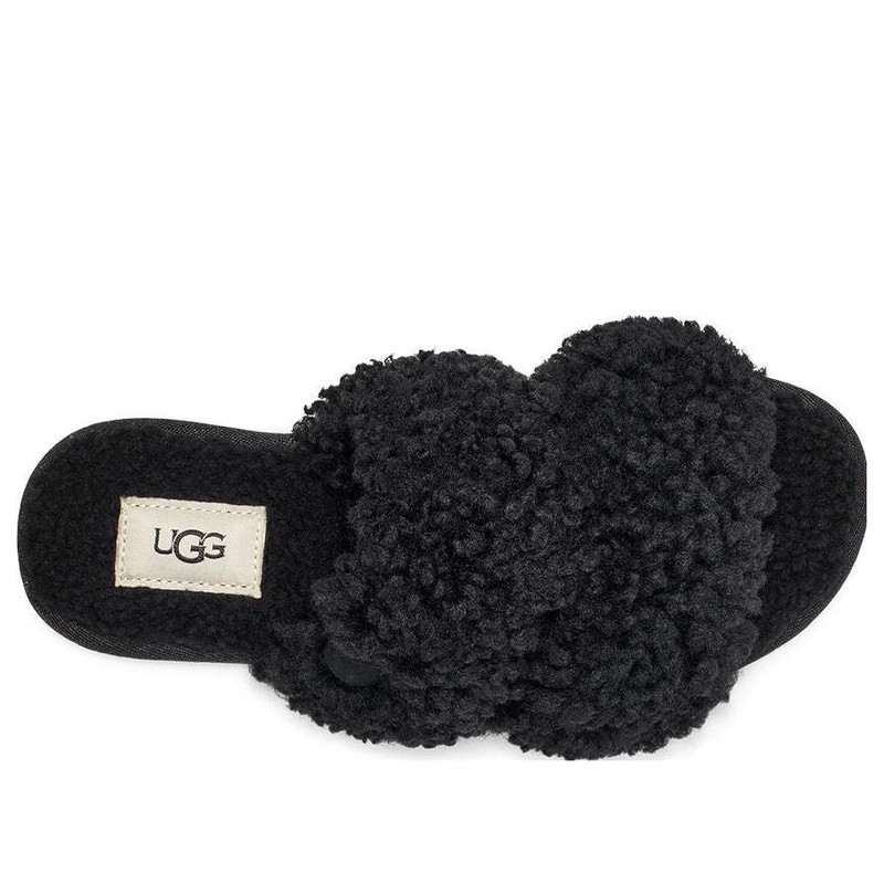 UGG (WMNS) UGG Maxi Curly Scuffetta 'Black' 1130837-BLK outlook
