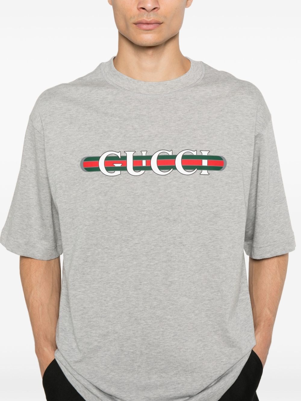 logo-print T-shirt - 5
