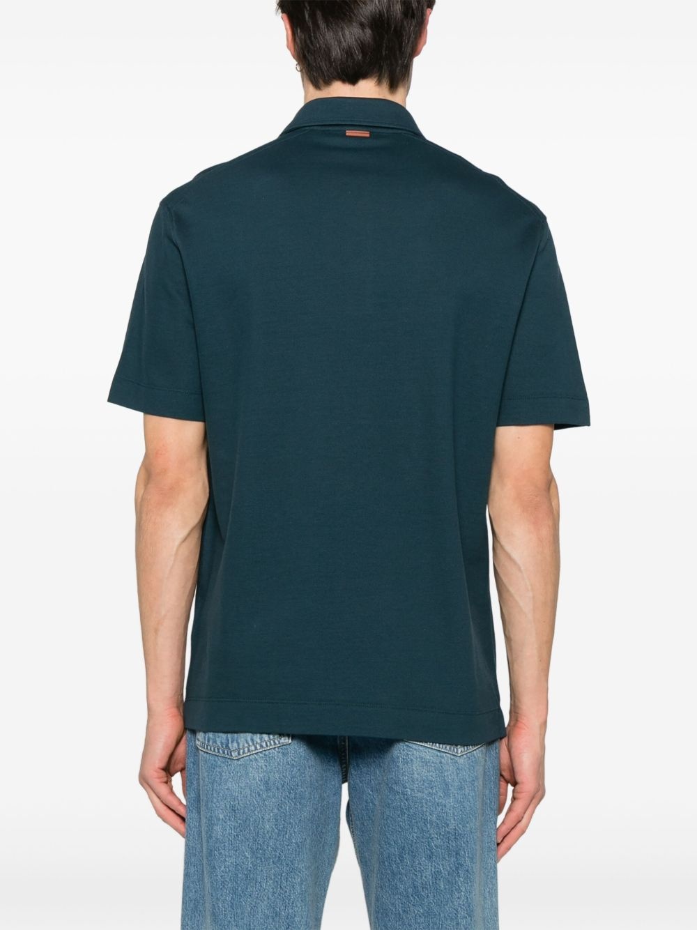 cotton polo shirt - 3