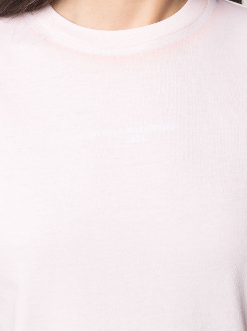 2001 logo-print faded T-shirt - 5