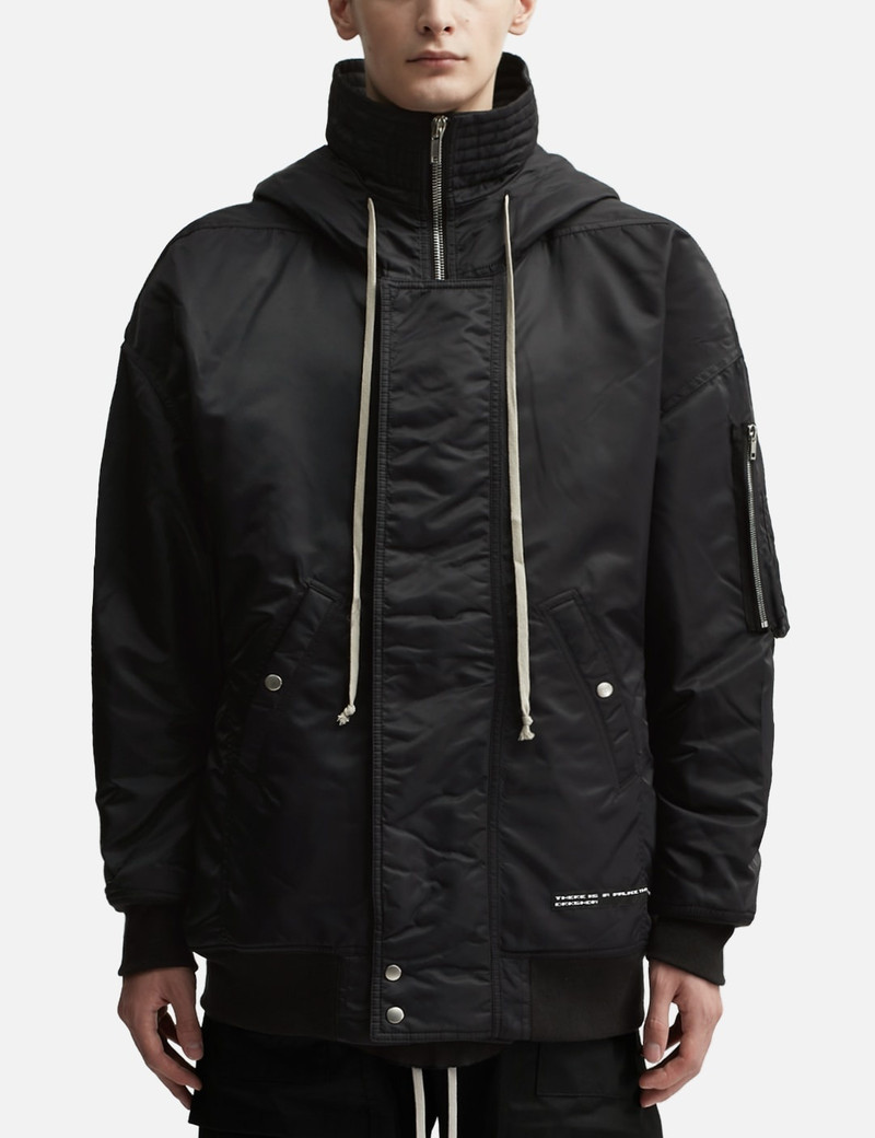 HOODED LONG BOMBER 3