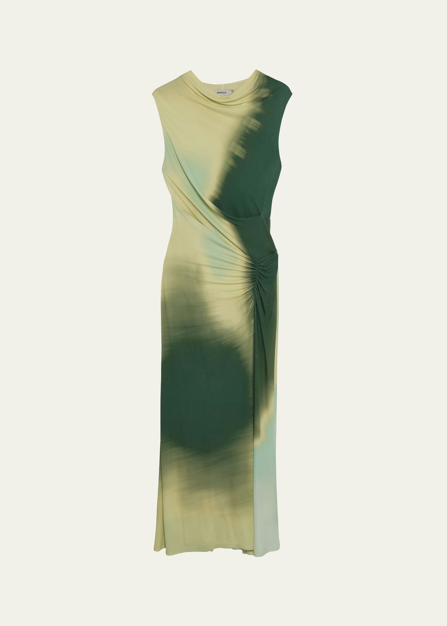 Acacia Sleeveless Ruched Midi Dress - 1
