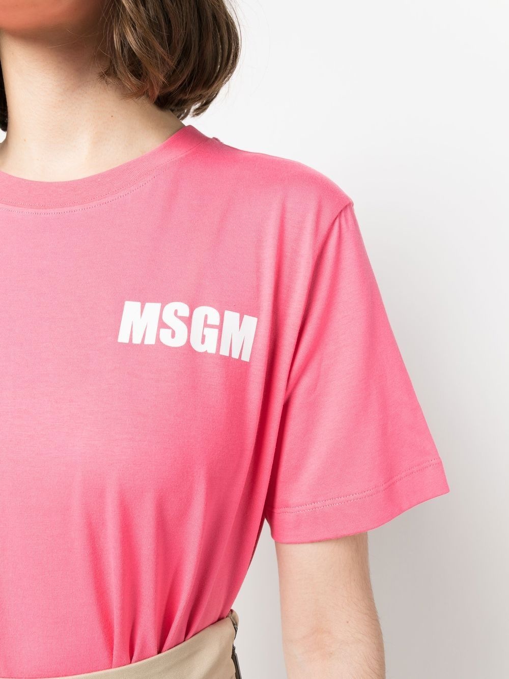 logo-print cotton T-shirt - 5
