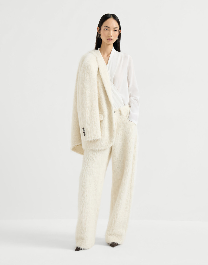 Wispy alpaca blazer with monili 5