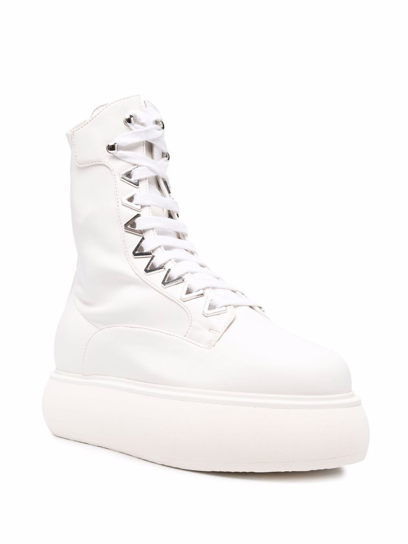 THE ATTICO Selene flatform ankle boots outlook