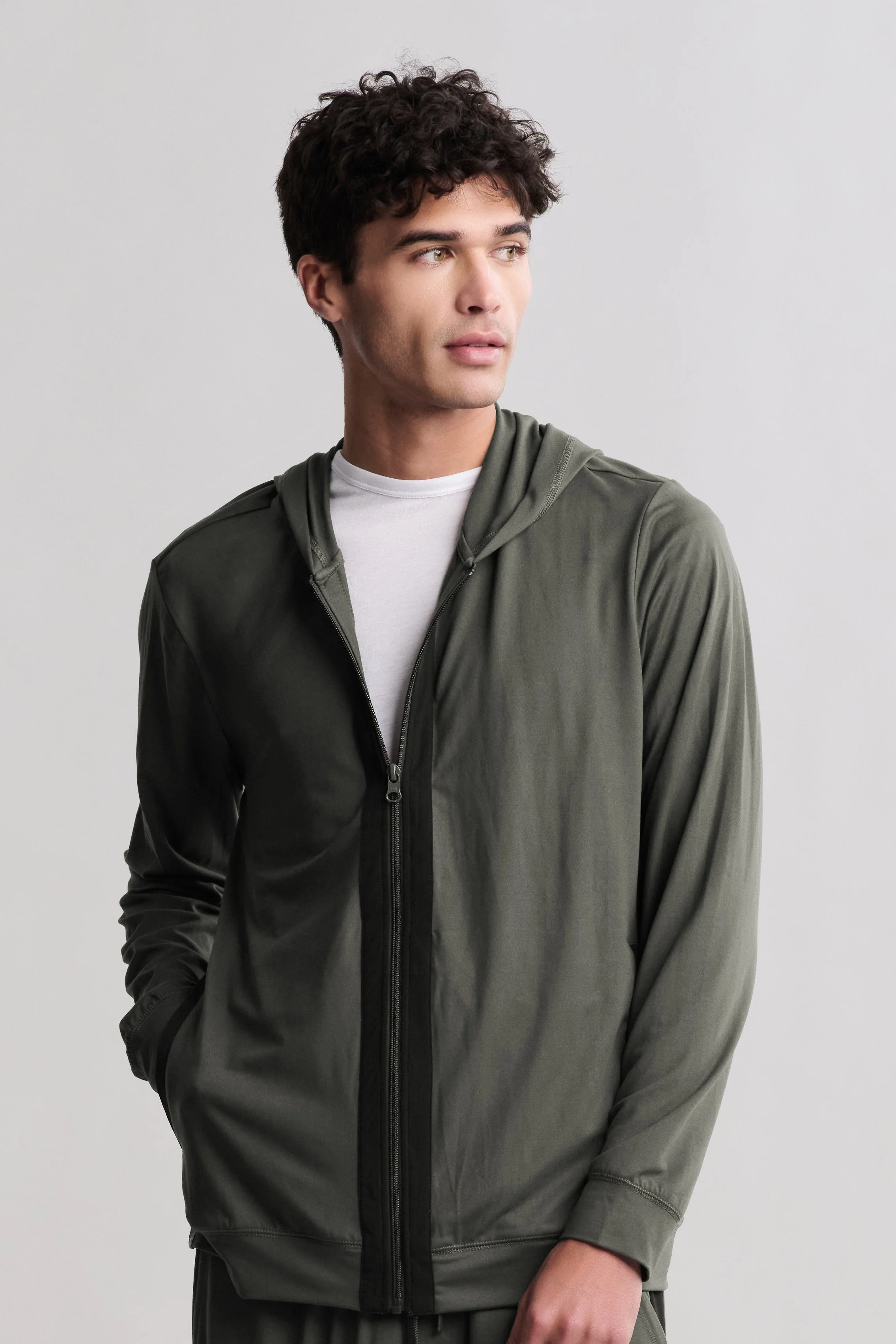 Malibu Collection® Butterchic Zip Up Hoodie - 1