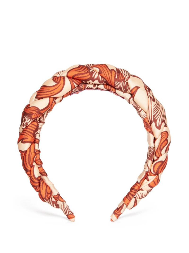 La DoubleJ padded-braid headband outlook