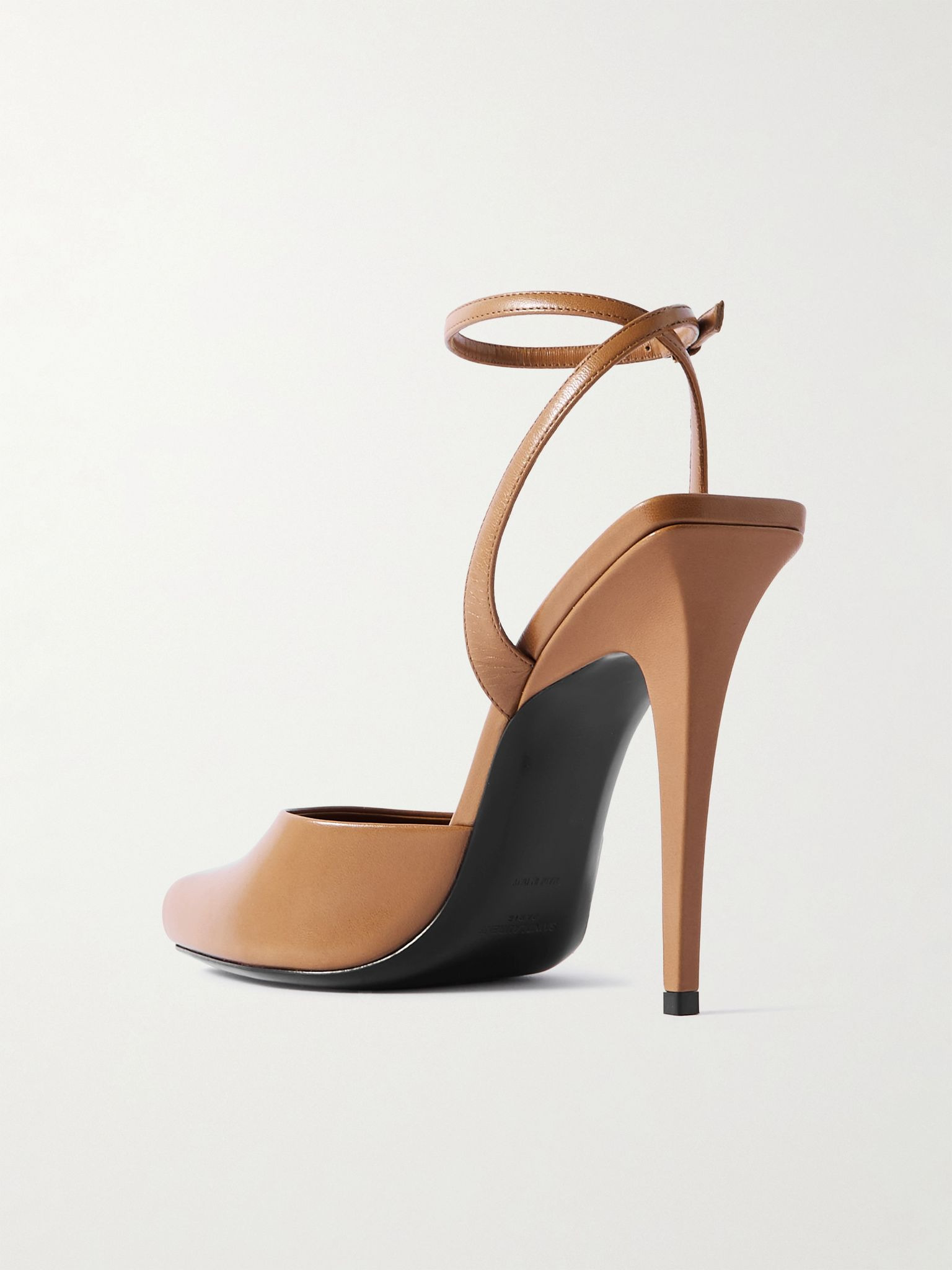 La Scandale leather sandals Light brown - 3