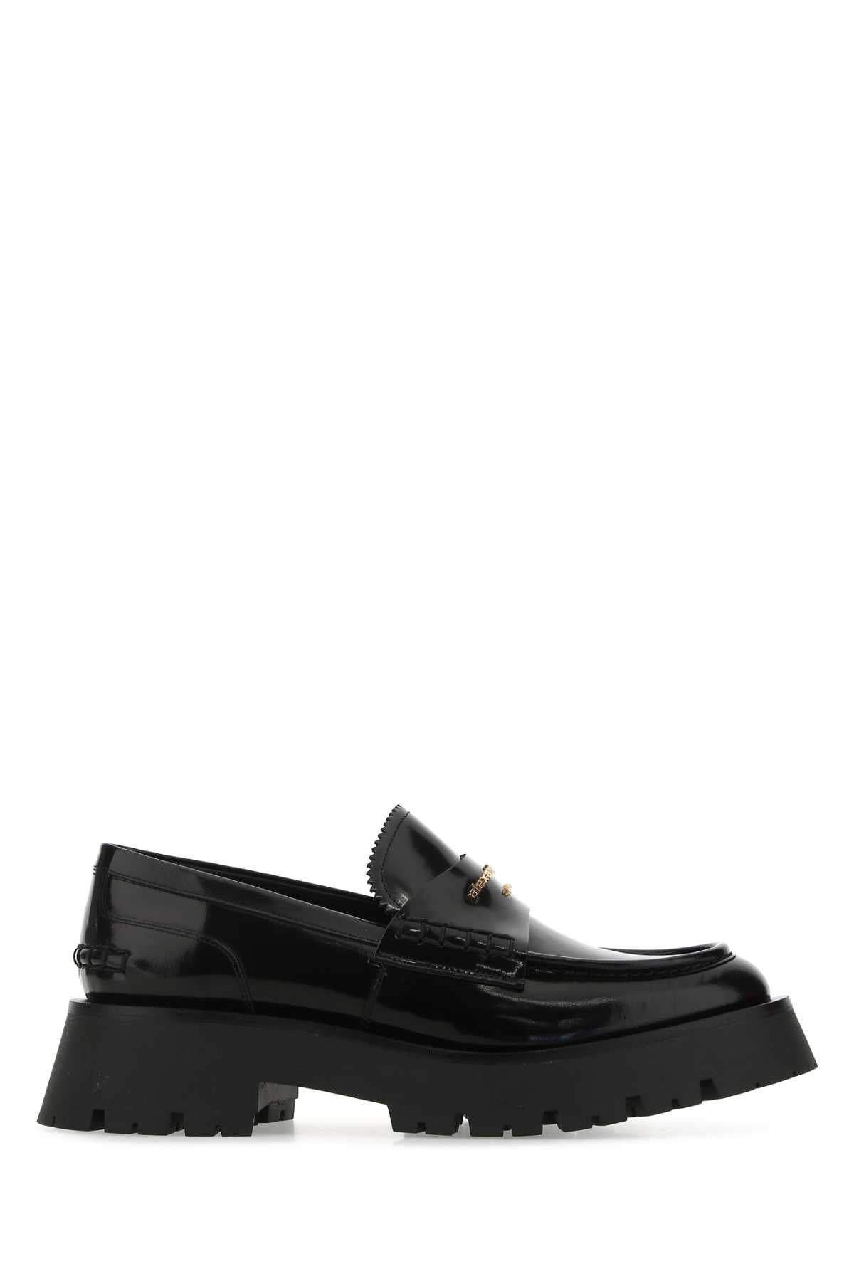 Alexander Wang Women Black Leather Carter Loafers - 1