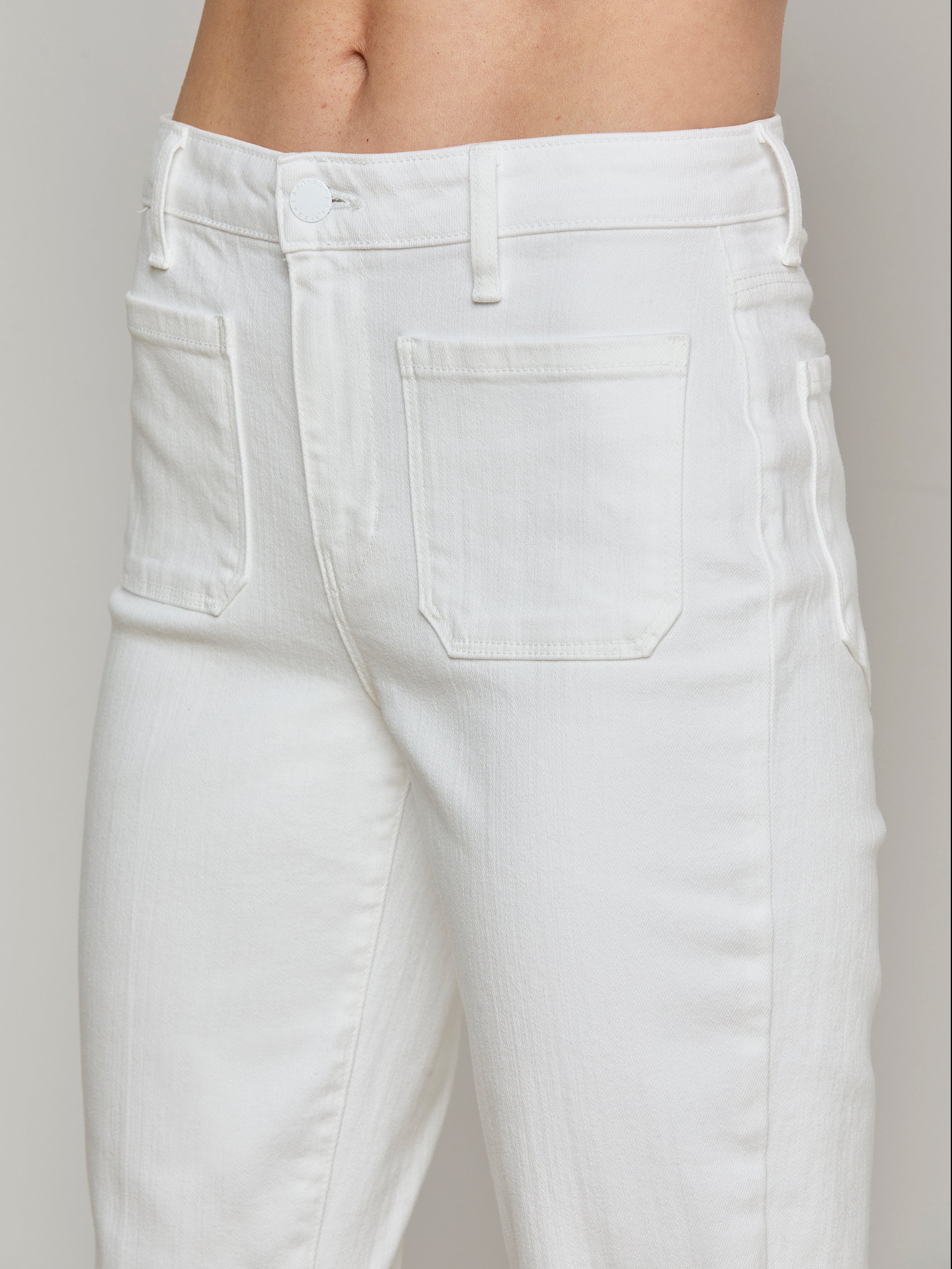 Noya Cropped Slim Flare Jean - 6