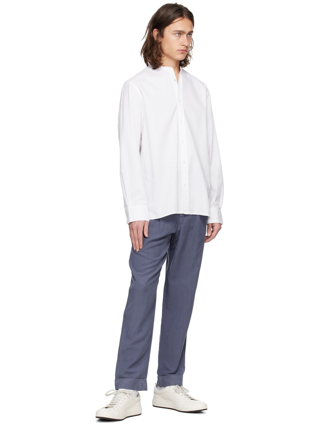 Blue Hugo Trousers - 4