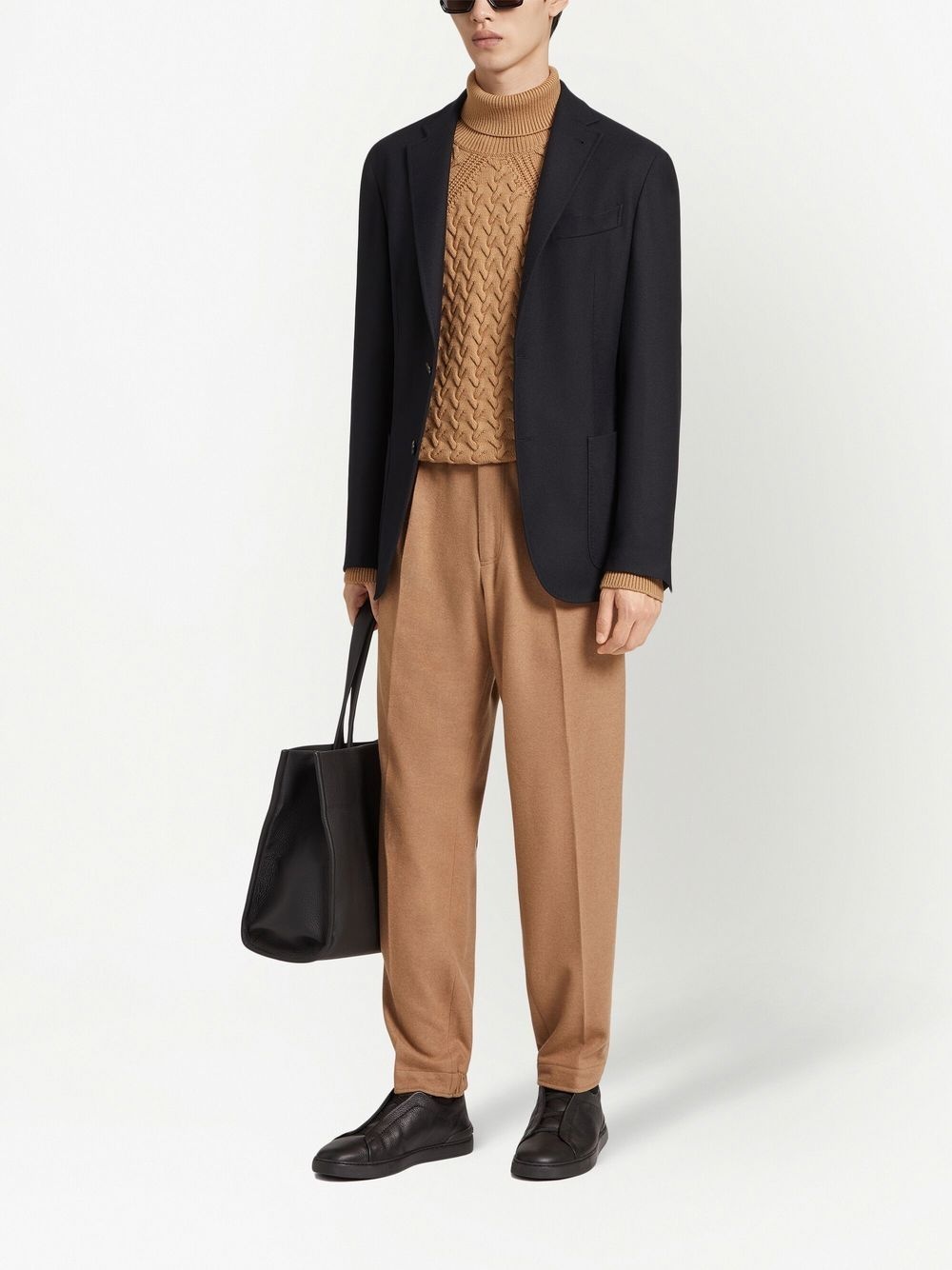 Trofeo single-breasted cashmere jacket - 2
