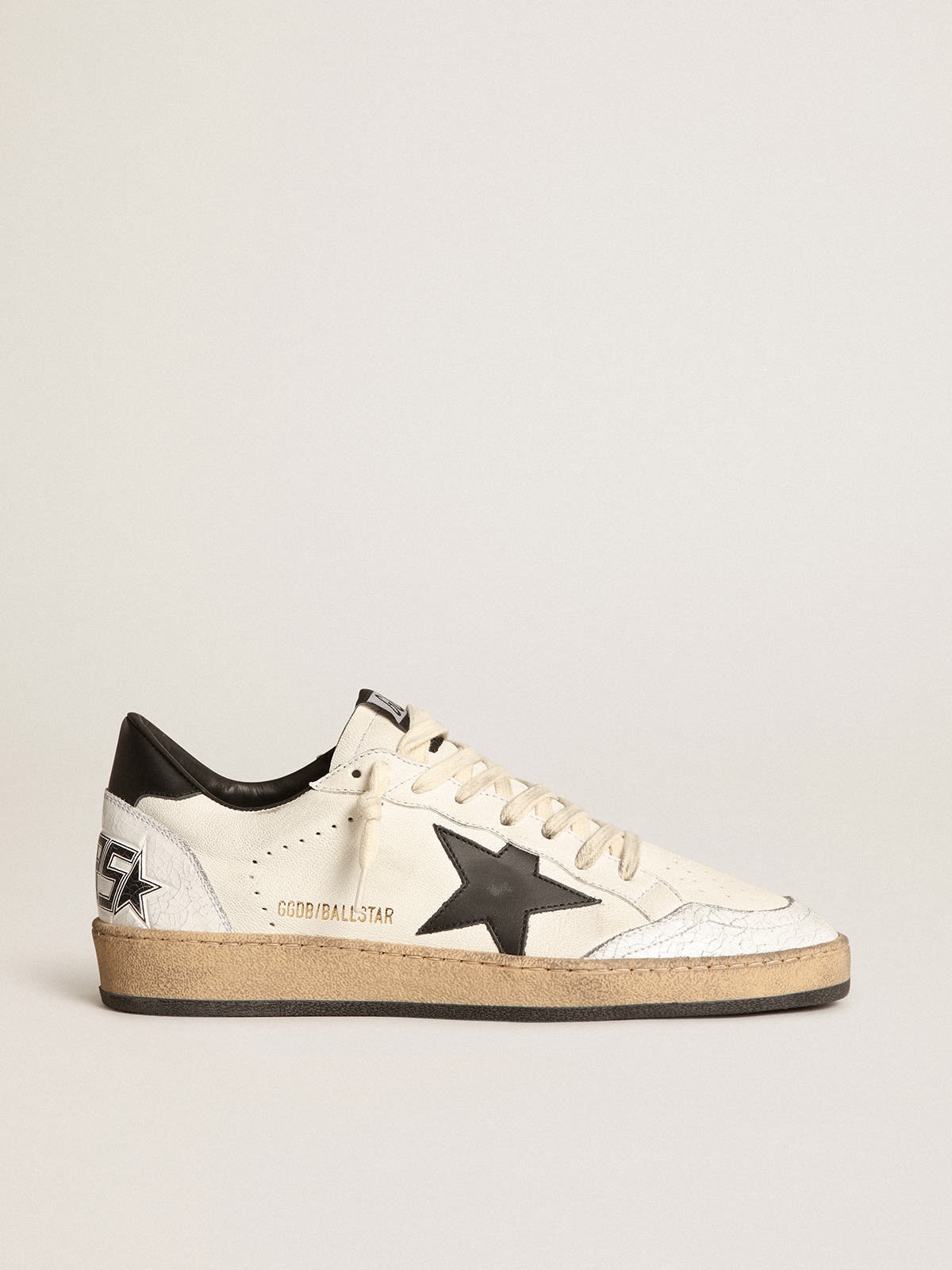 Golden Goose Women's Ball Star sneakers in white nappa leather