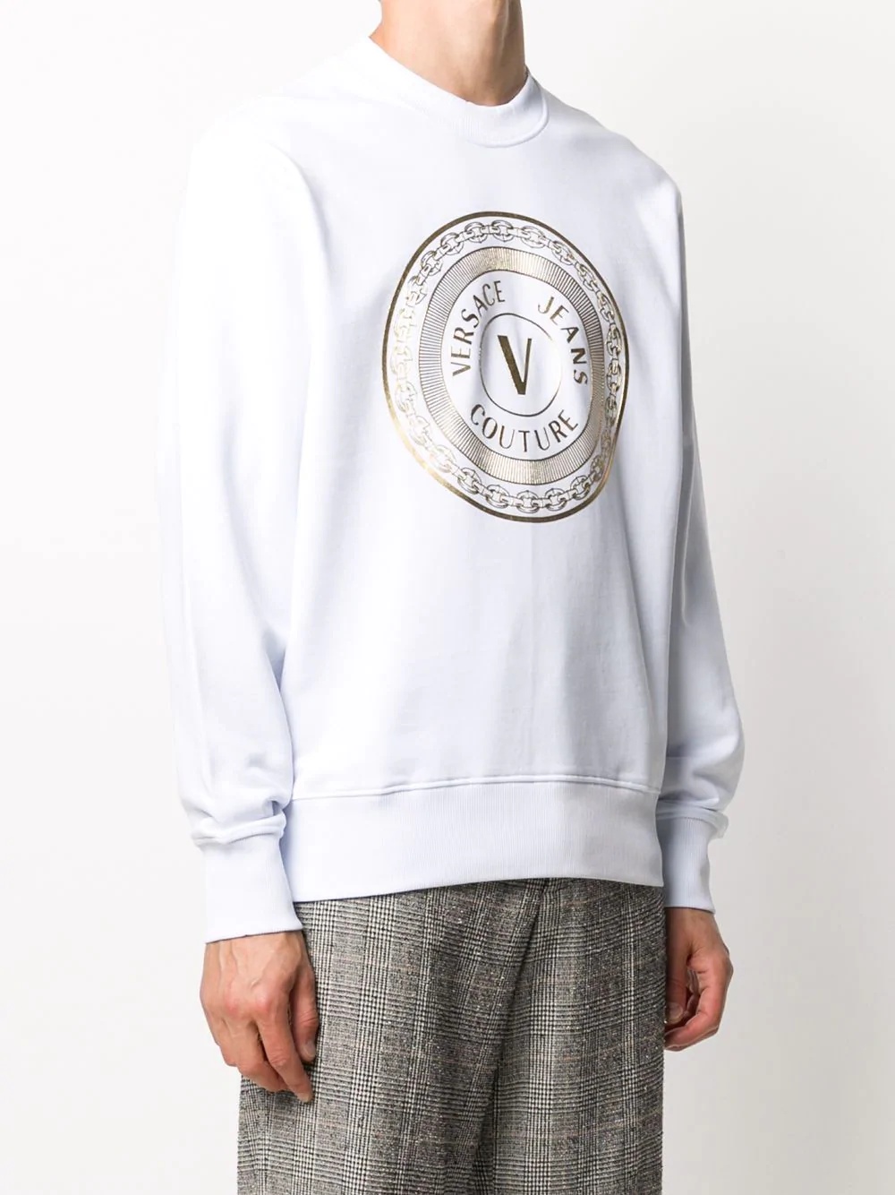 logo print sweatshirt - 3