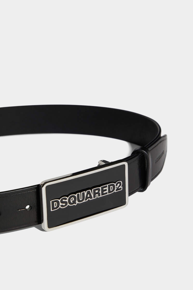 DSQUARED2 LOGO PLAQUE BELT - 4