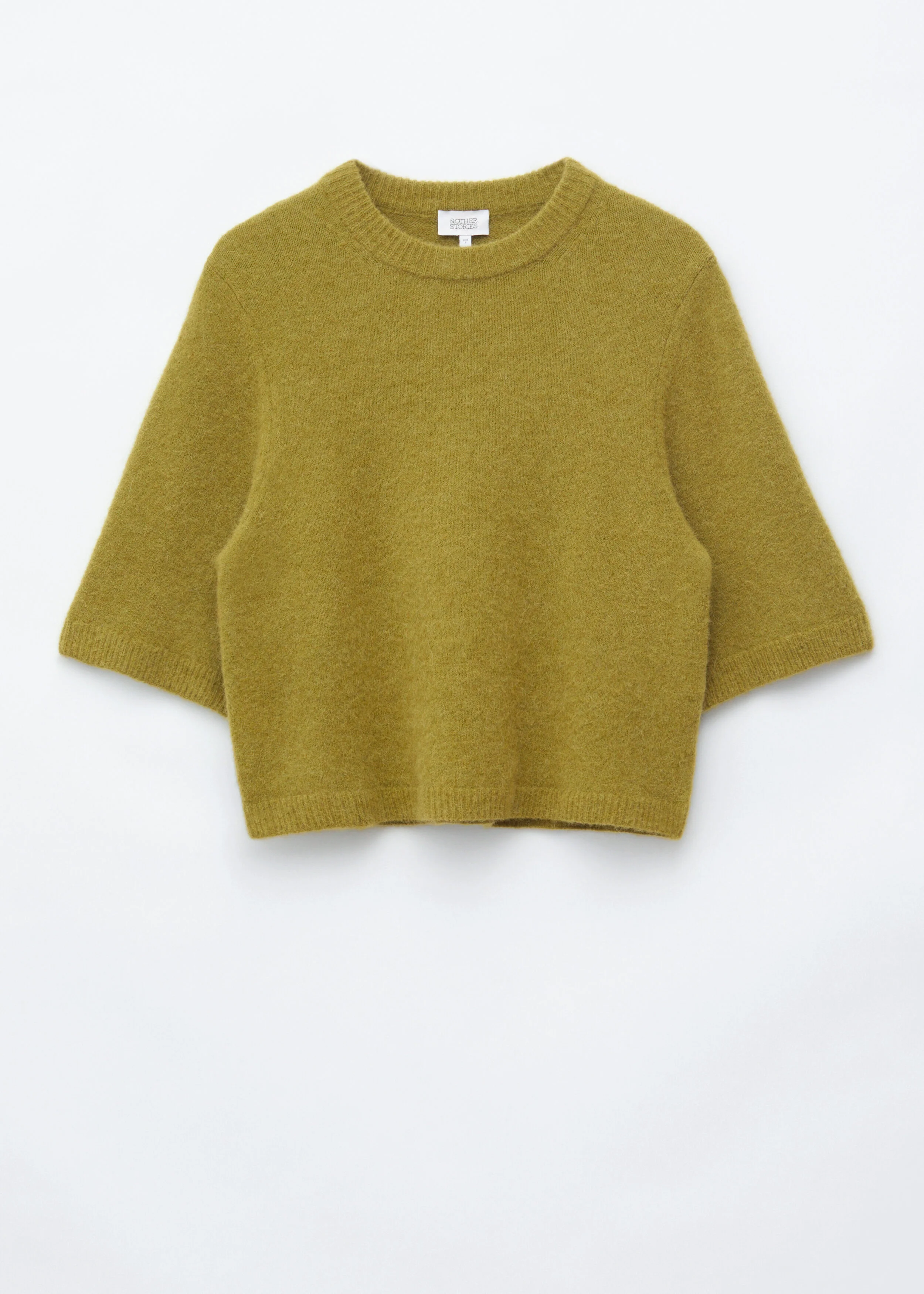 Alpaca-Blend Knitted T-Shirt - 1