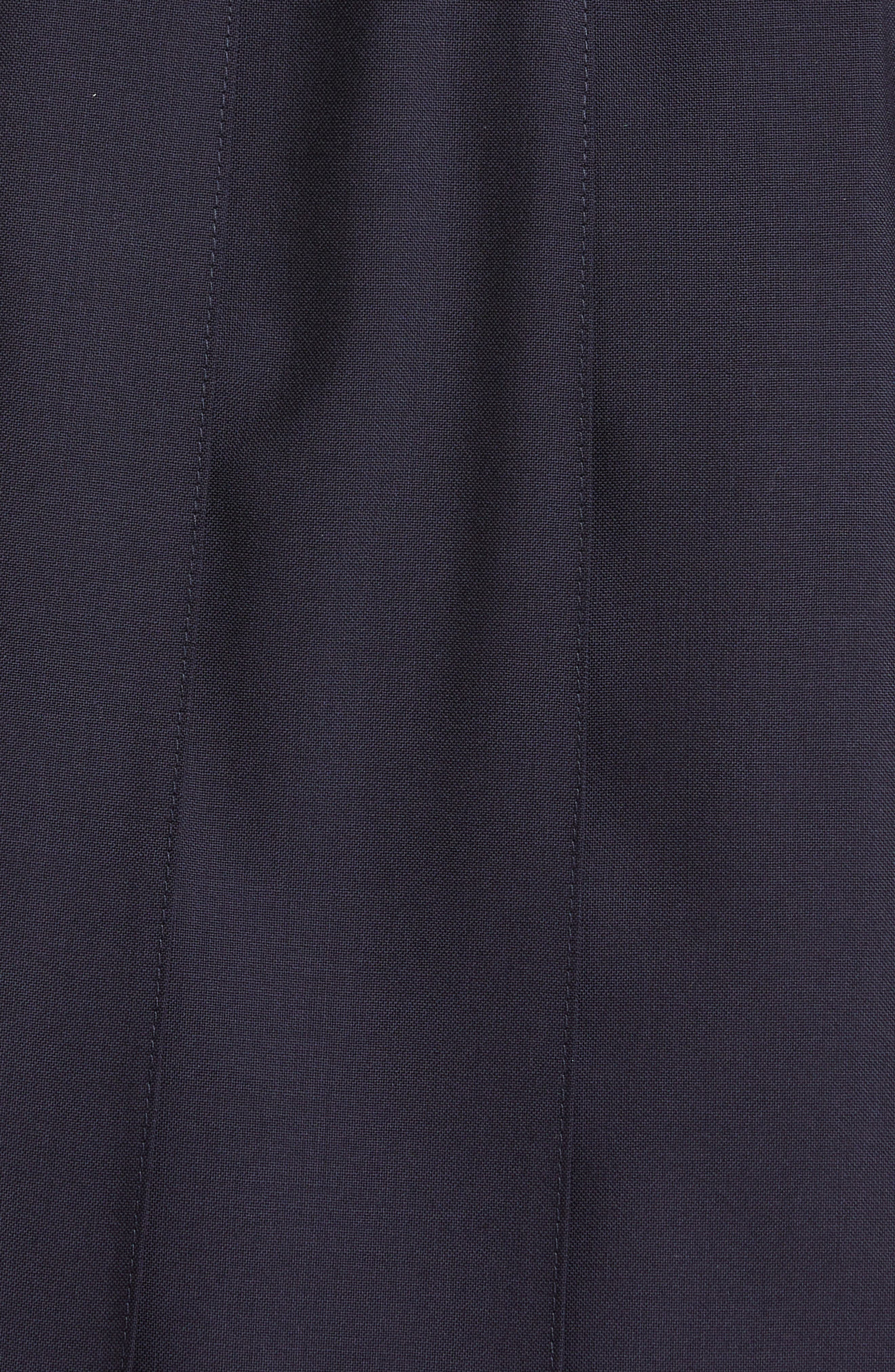 Thom Browne Drop Back Pleated Wool Miniskirt in Navy at Nordstrom - 7