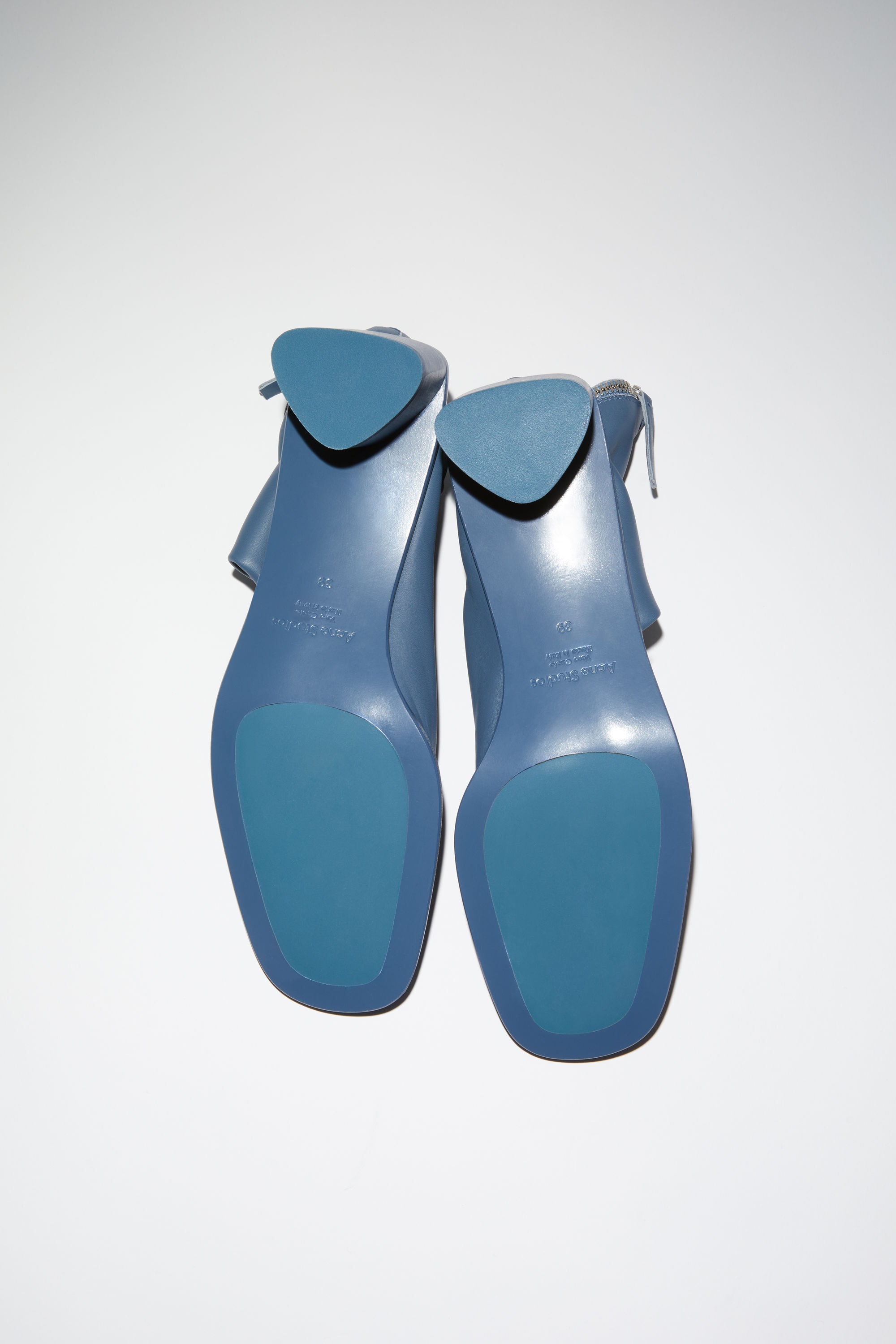 Logo ankle boots - Petrol blue - 4