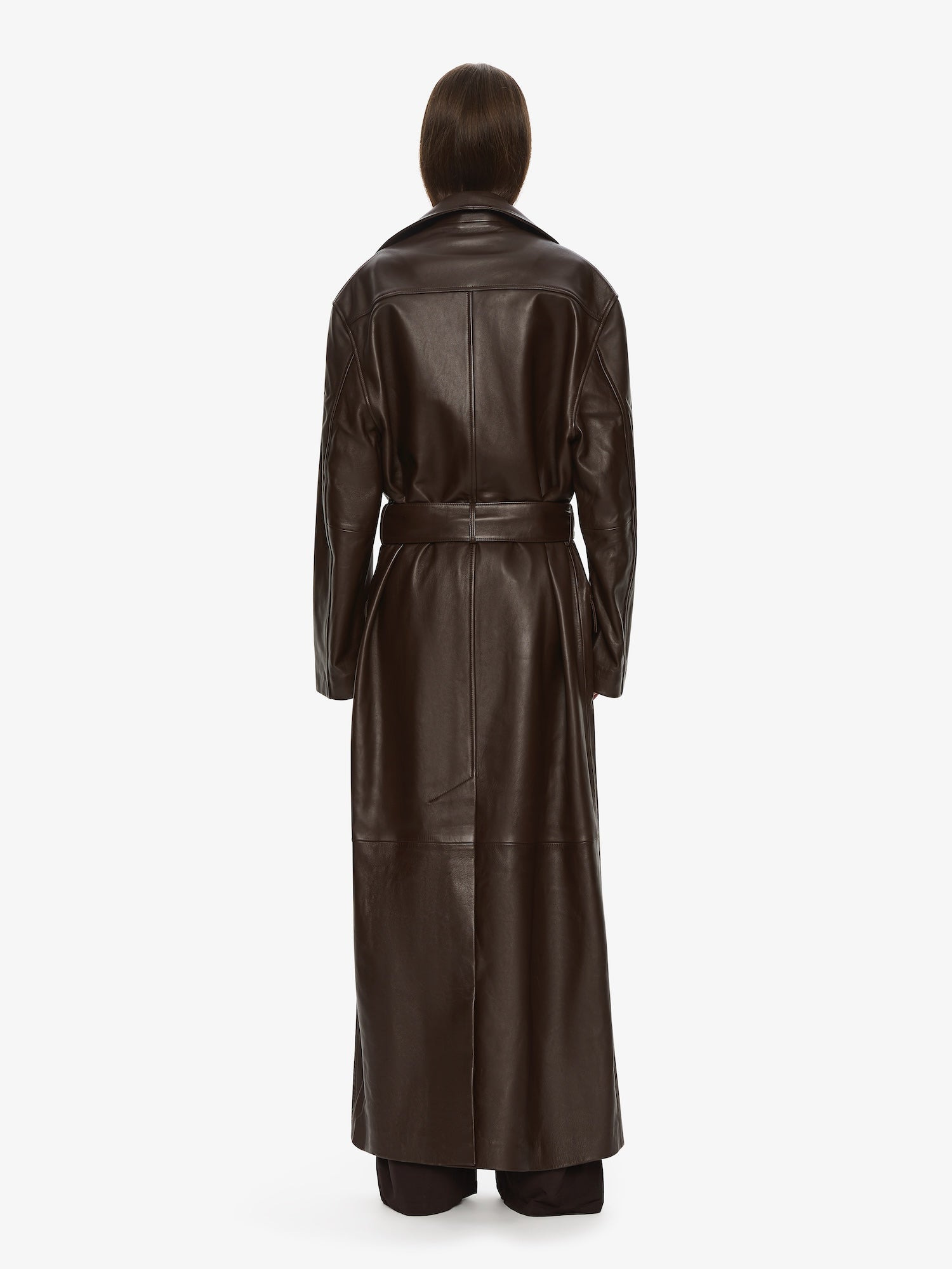 Calais Leather Trench - 5