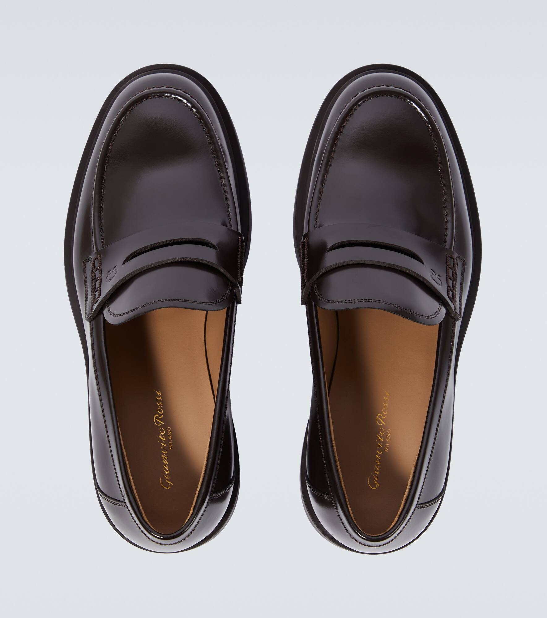 Harris leather penny loafers - 4