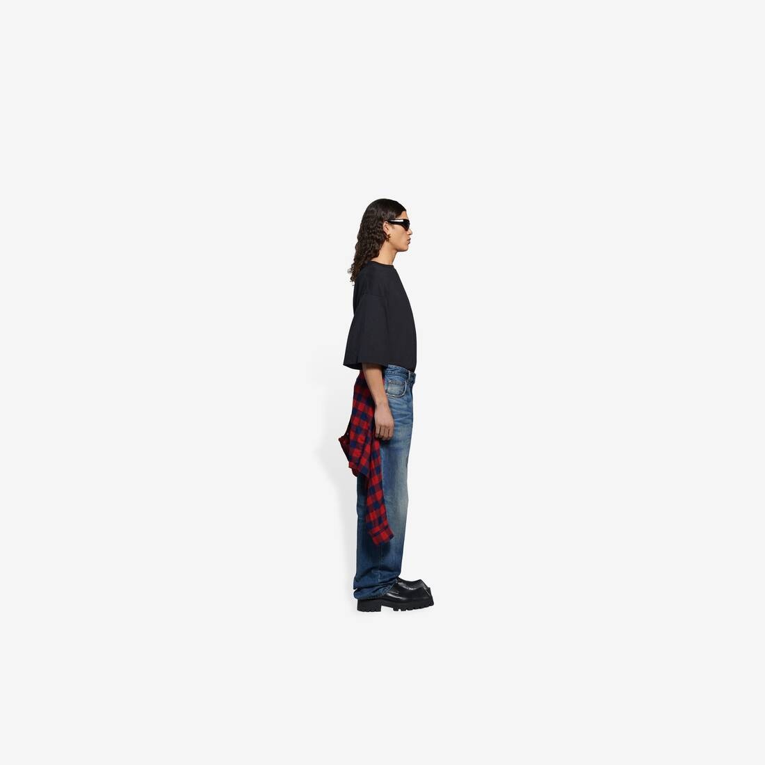 Hybrid Shirt Pants in Blue - 4