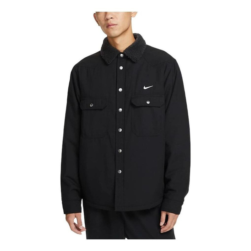 Nike SB 패딩 플란넬 Skate 재킷 '블랙' DQ6328-010 - 1
