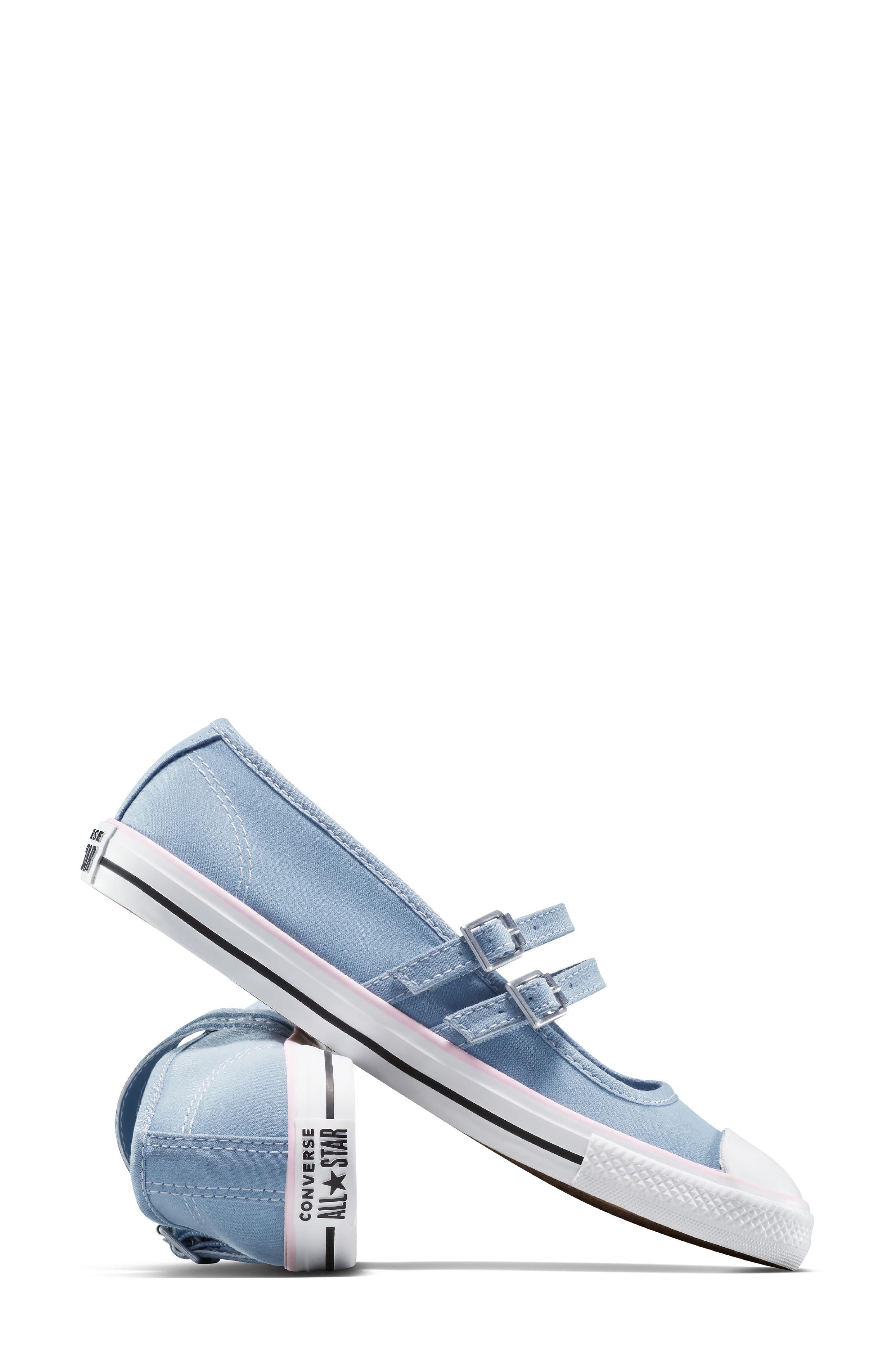 Converse Chuck Taylor All Star Dainty Mary Jane Sneaker in Wet Stone/Sugar Berry/White at Nordstrom - 6