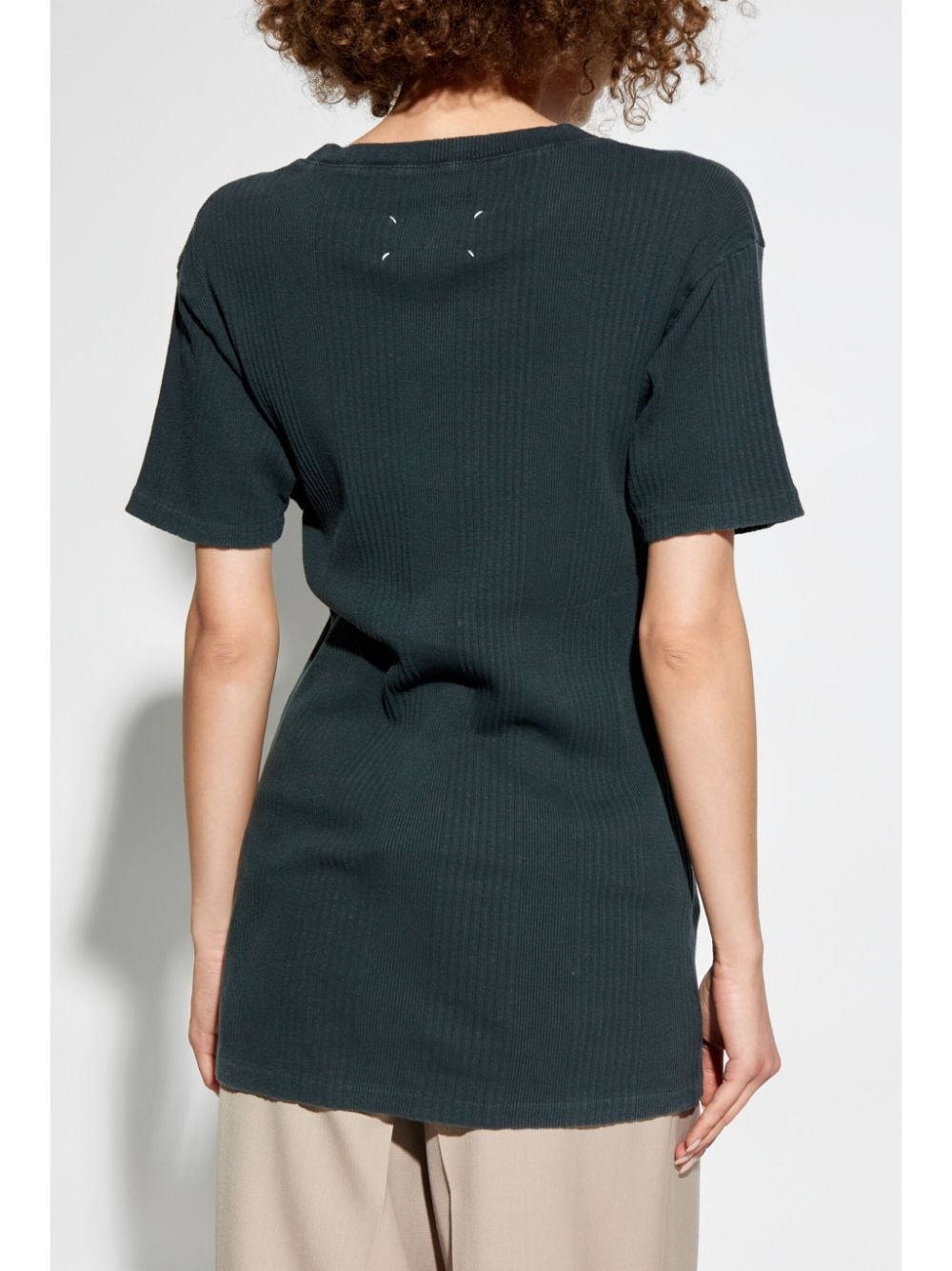 cotton ribbed T-shirt - 4