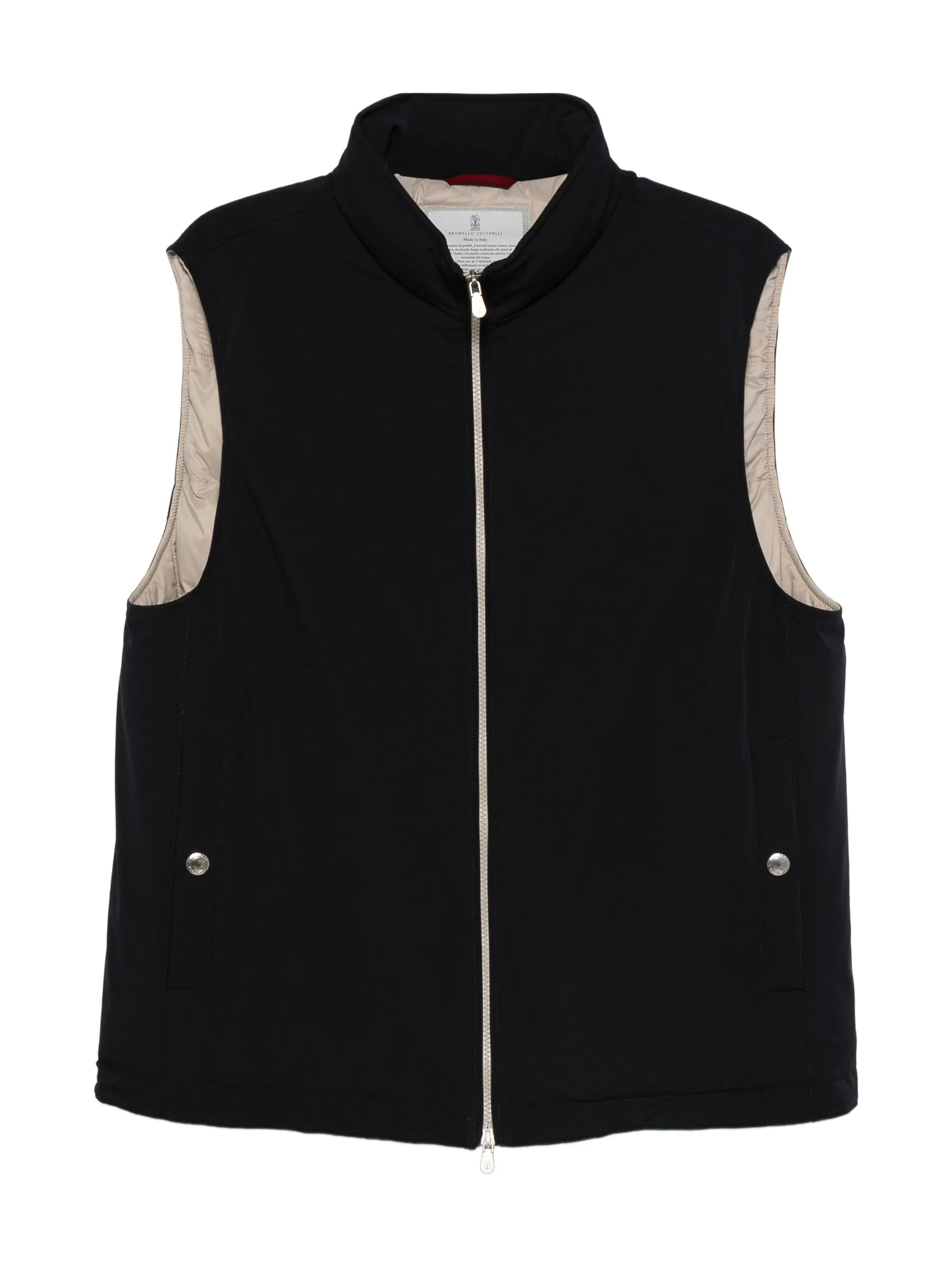 Brunello Cucinelli Zip-fastening Sleeveless Vest - 1