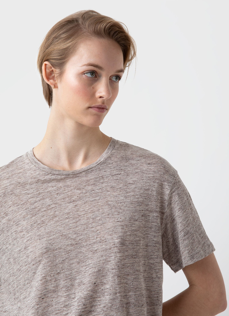 Sunspel Linen T‑Shirt outlook