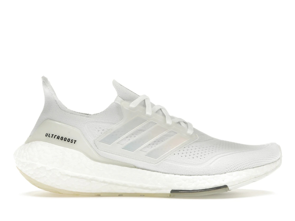 adidas Ultra Boost 21 White Iridescent Cage - 1